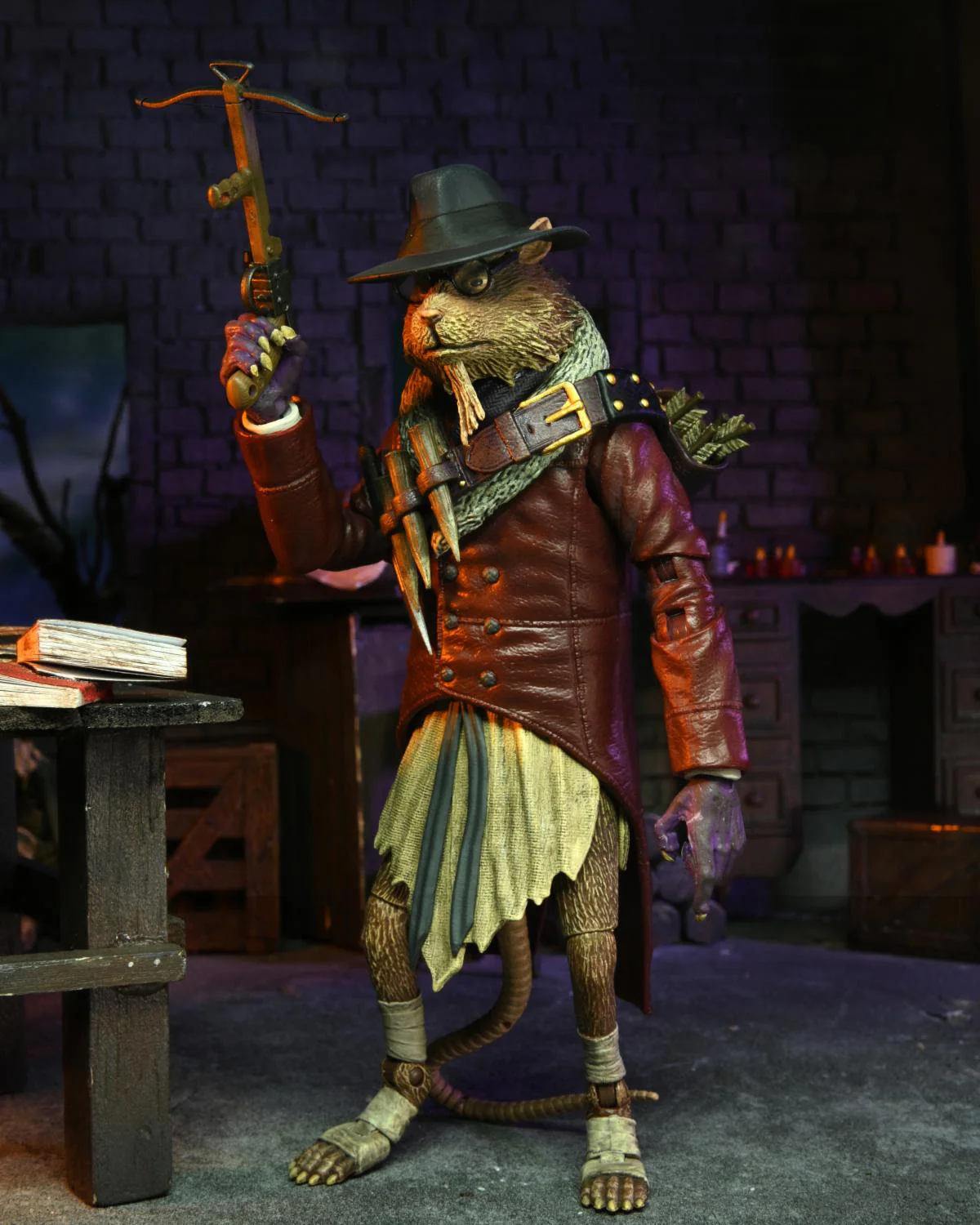 Universal Monsters x Teenage Mutant Ninja Turtles - 7" Scale Action Figure - Ultimate Splinter as Van Helsing - Image 2