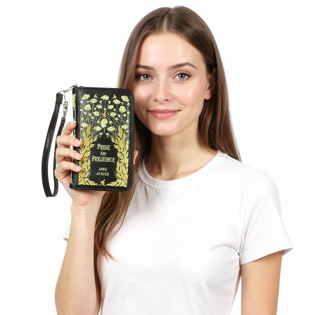 Pride and Prejudice Floral Book Wallet - Image 4