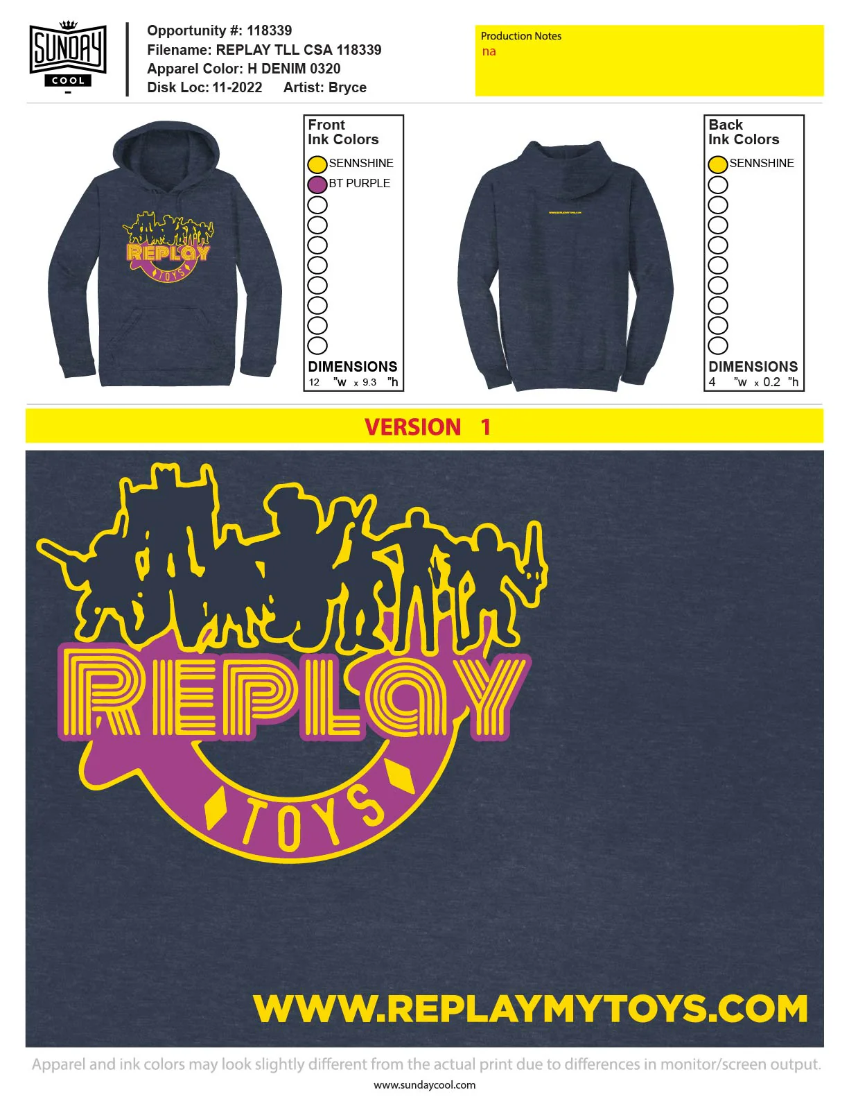 Replay Toys Hoodies - Image 2
