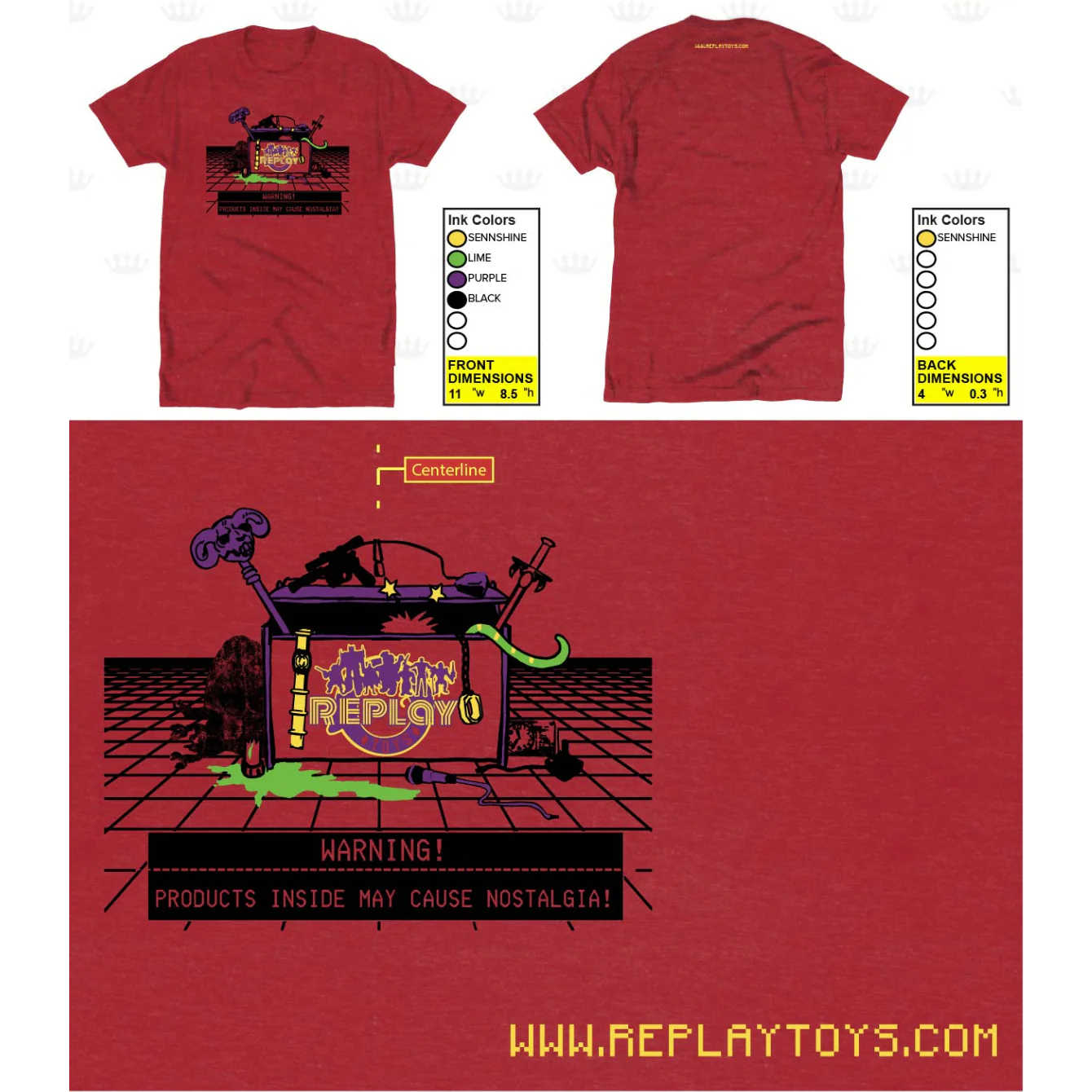 Replay Toys Toy Box T-Shirt - Image 2