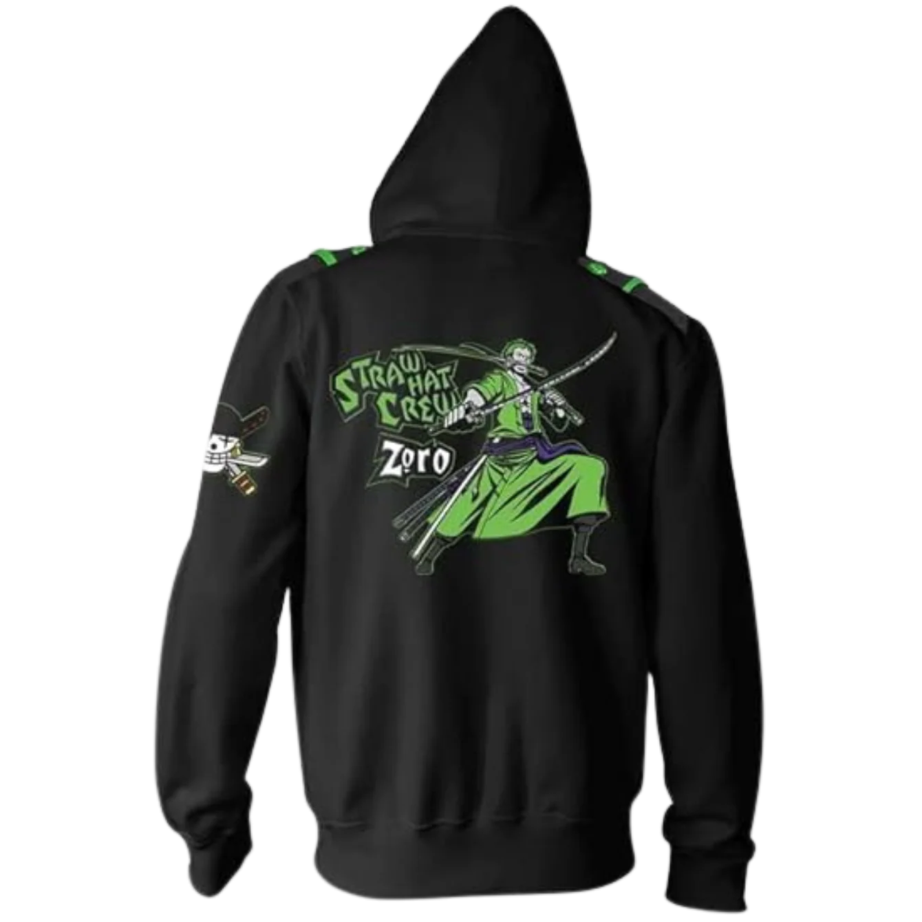 Ripple Junction One Piece Men's Authentic Full Zip Hooded Sweatshirt w/Chest Pockets - Image 2
