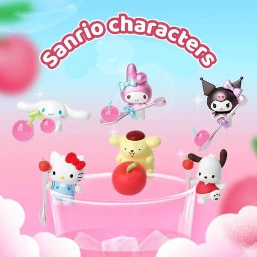 Sanrio Cherry Series – Blind Random Box Cup Figures - Image 3