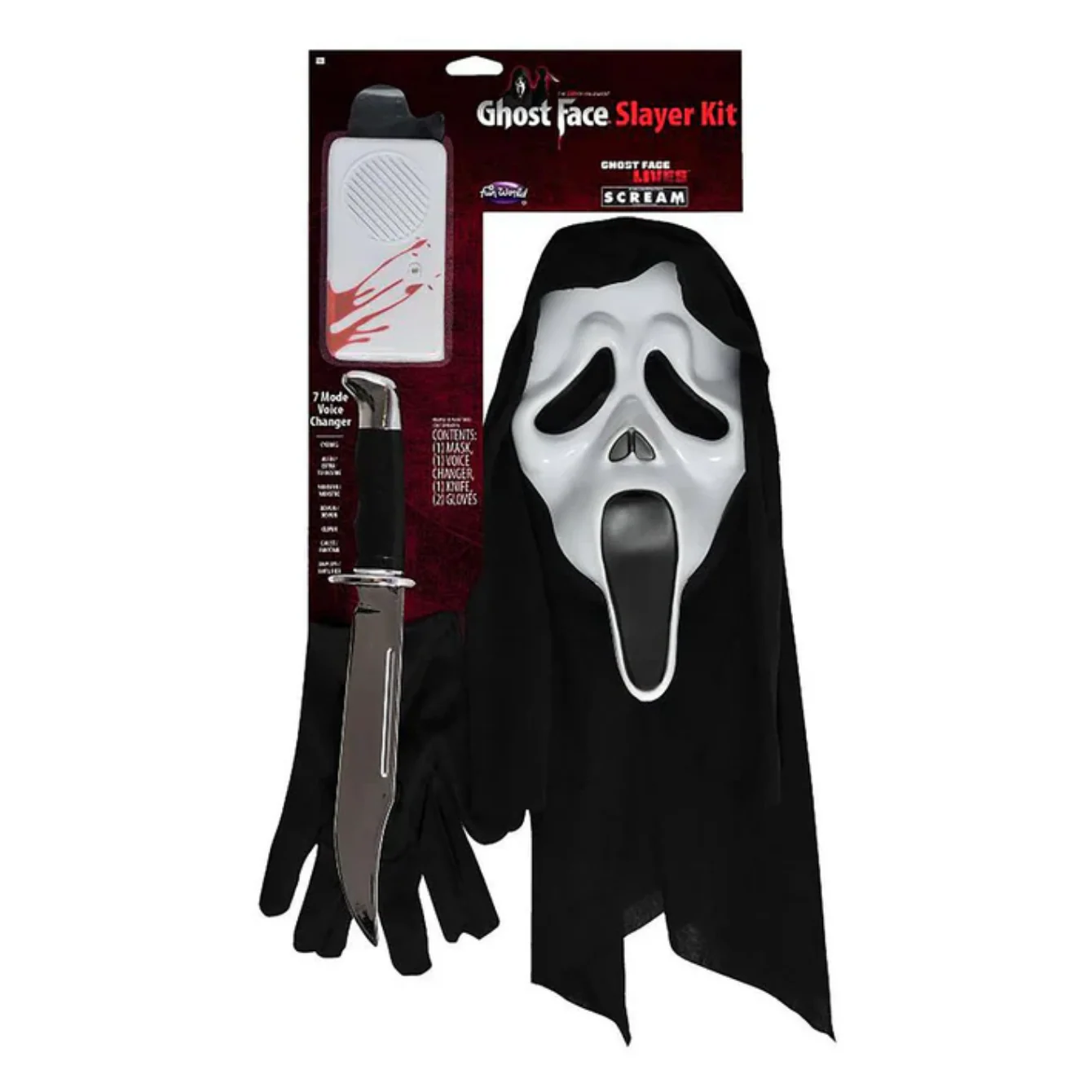 Scream Ghost Face Slayer Kit w/ Voice Changer