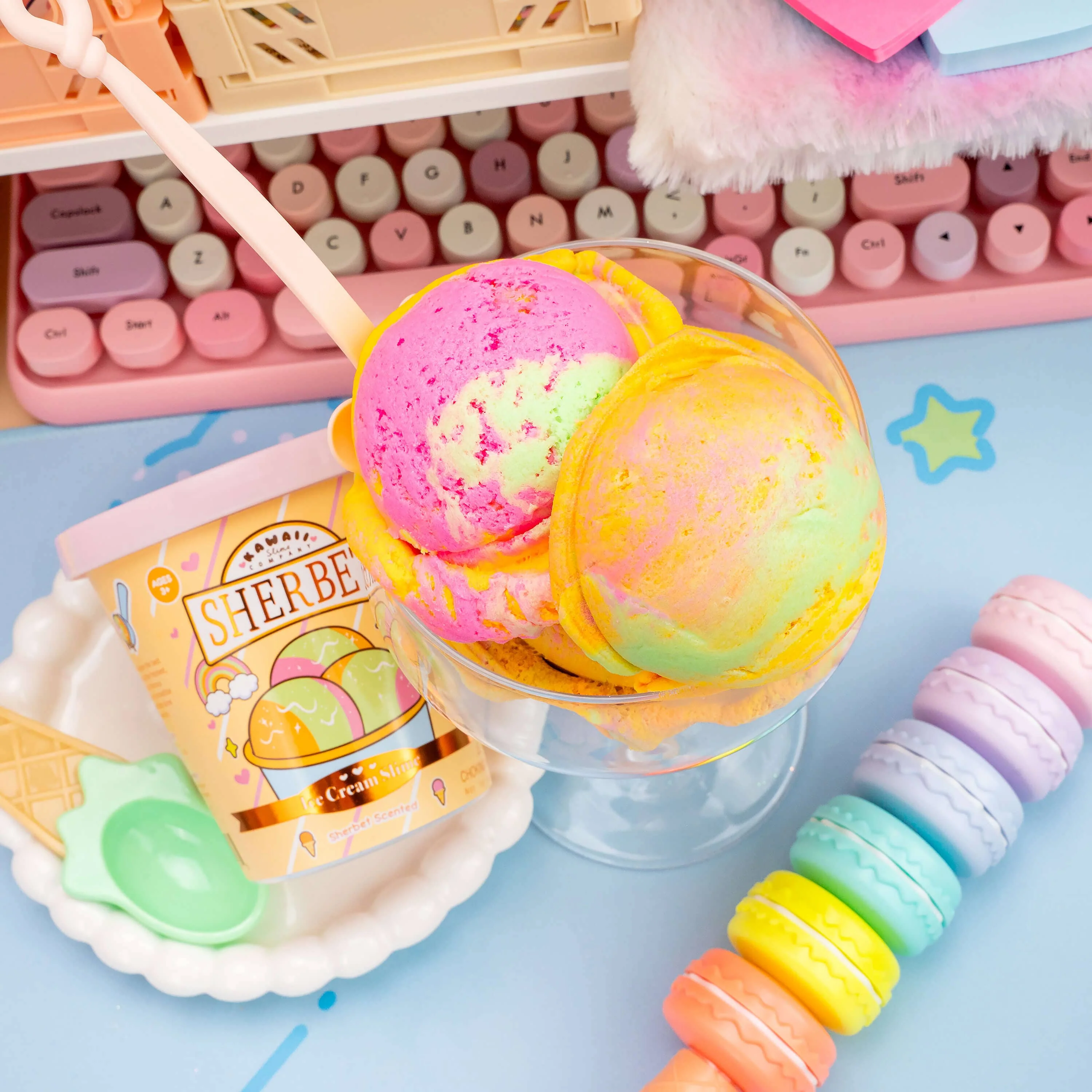 Sherbet Scented Ice Cream Pint Slime - Image 6