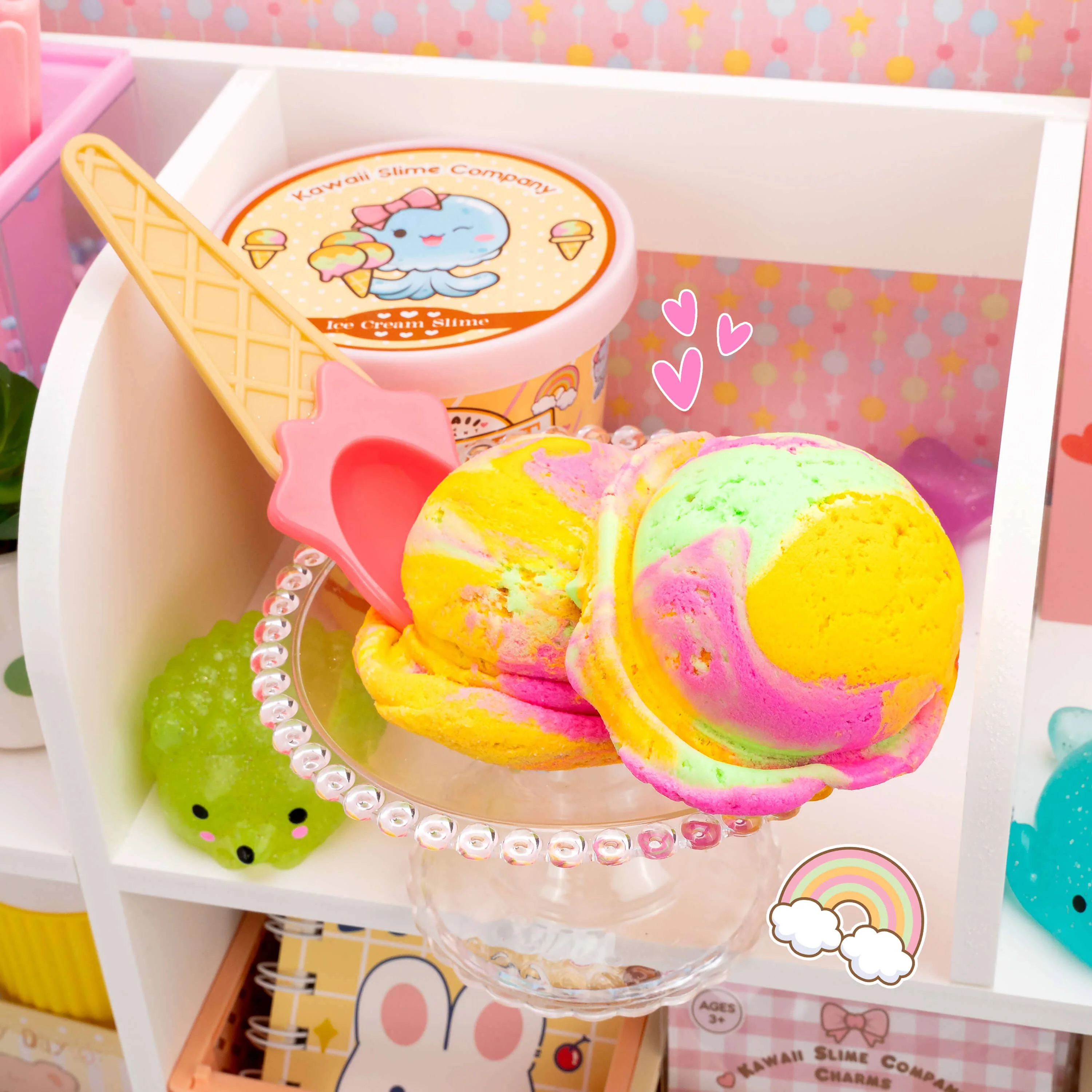 Sherbet Scented Ice Cream Pint Slime - Image 7