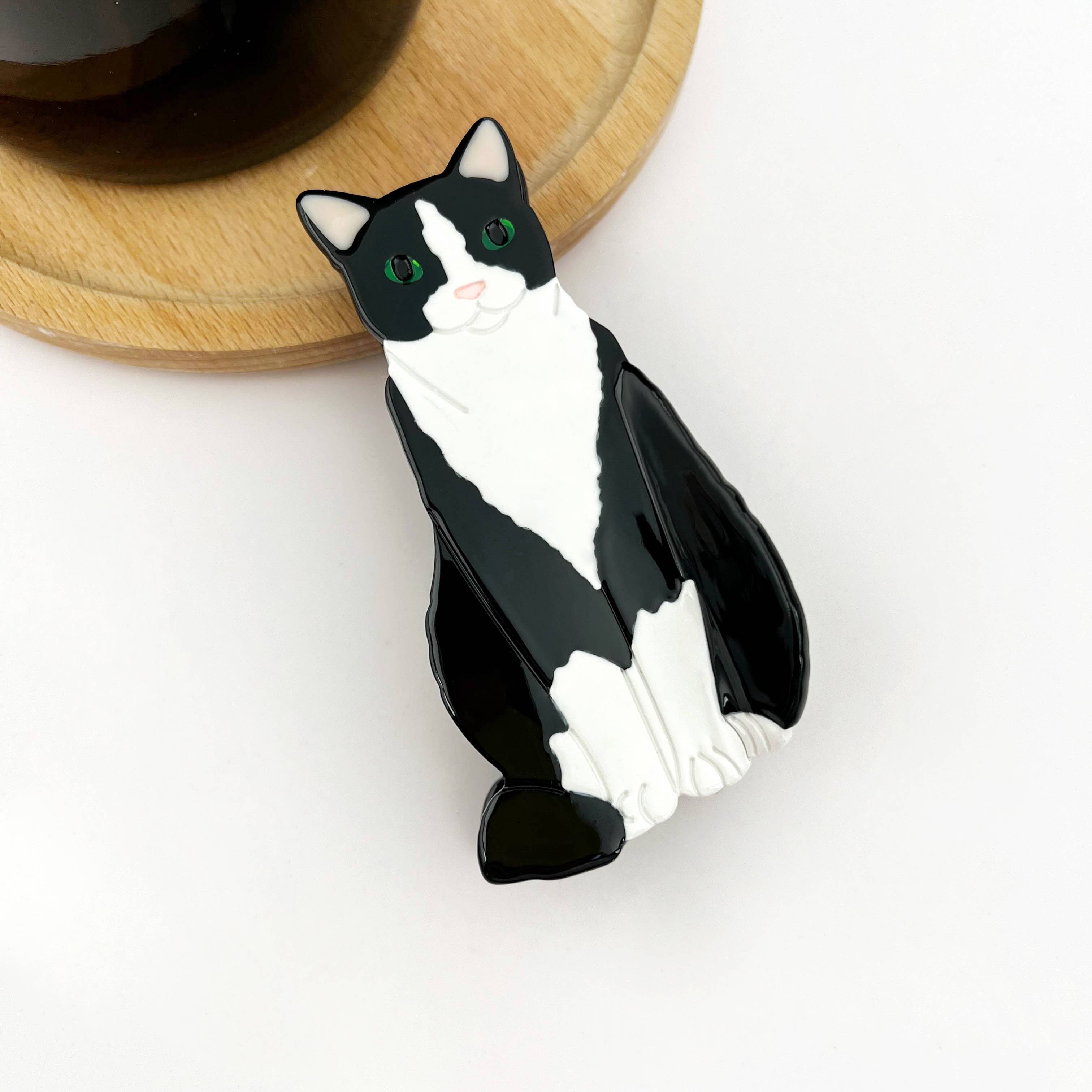 Sitting Cat Hair Claw Clip Collection, Animal Hair Clip - Image 2