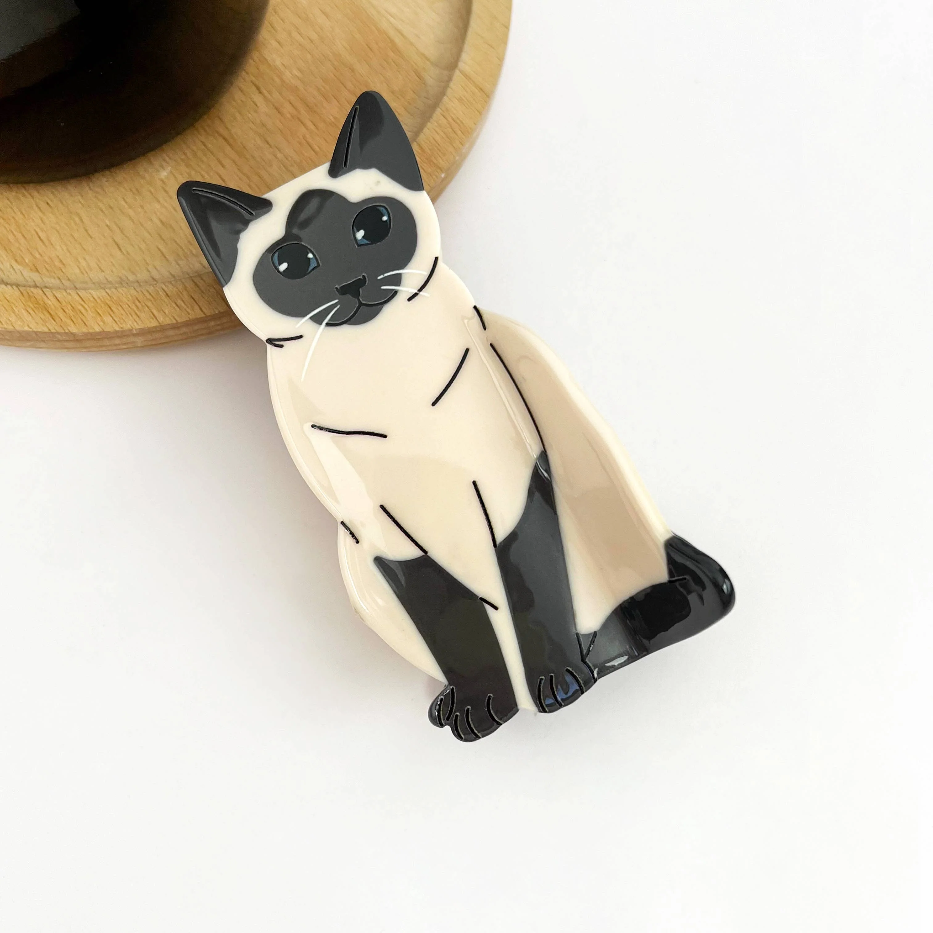 Sitting Cat Hair Claw Clip Collection, Animal Hair Clip - Image 8