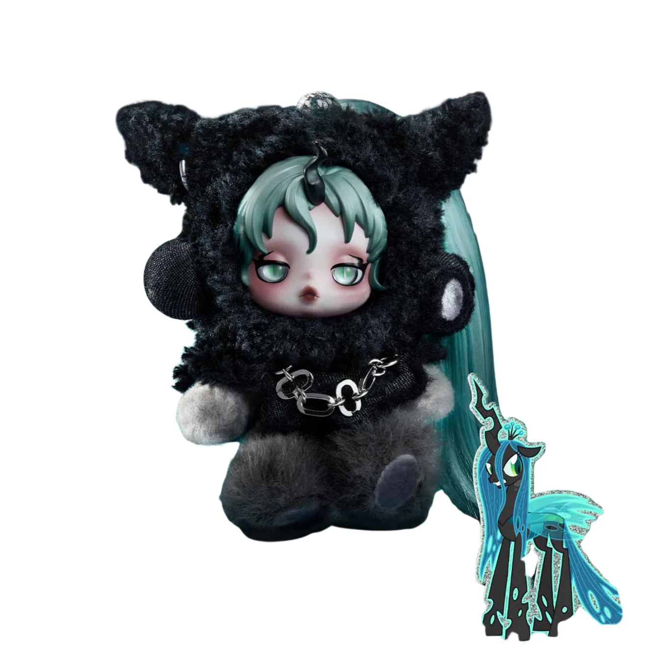 SKULLPANDA × My Little Pony Series Plush Doll Pendant - Image 3