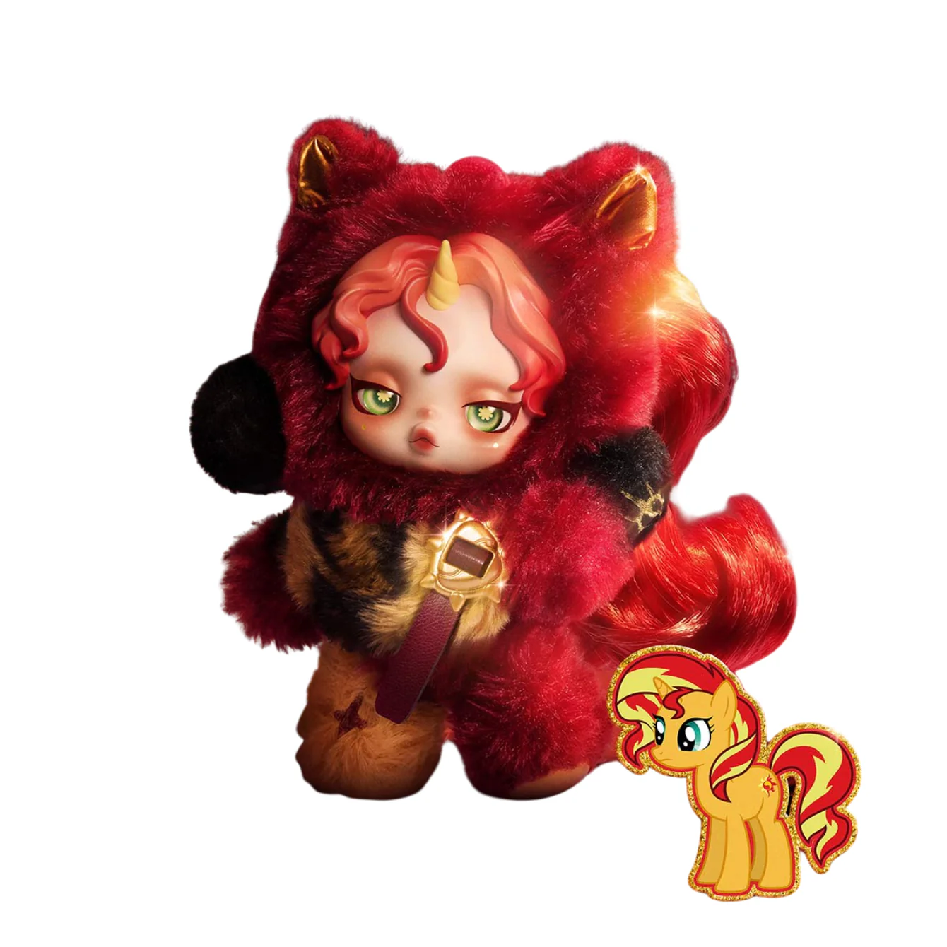 SKULLPANDA × My Little Pony Series Plush Doll Pendant - Image 4