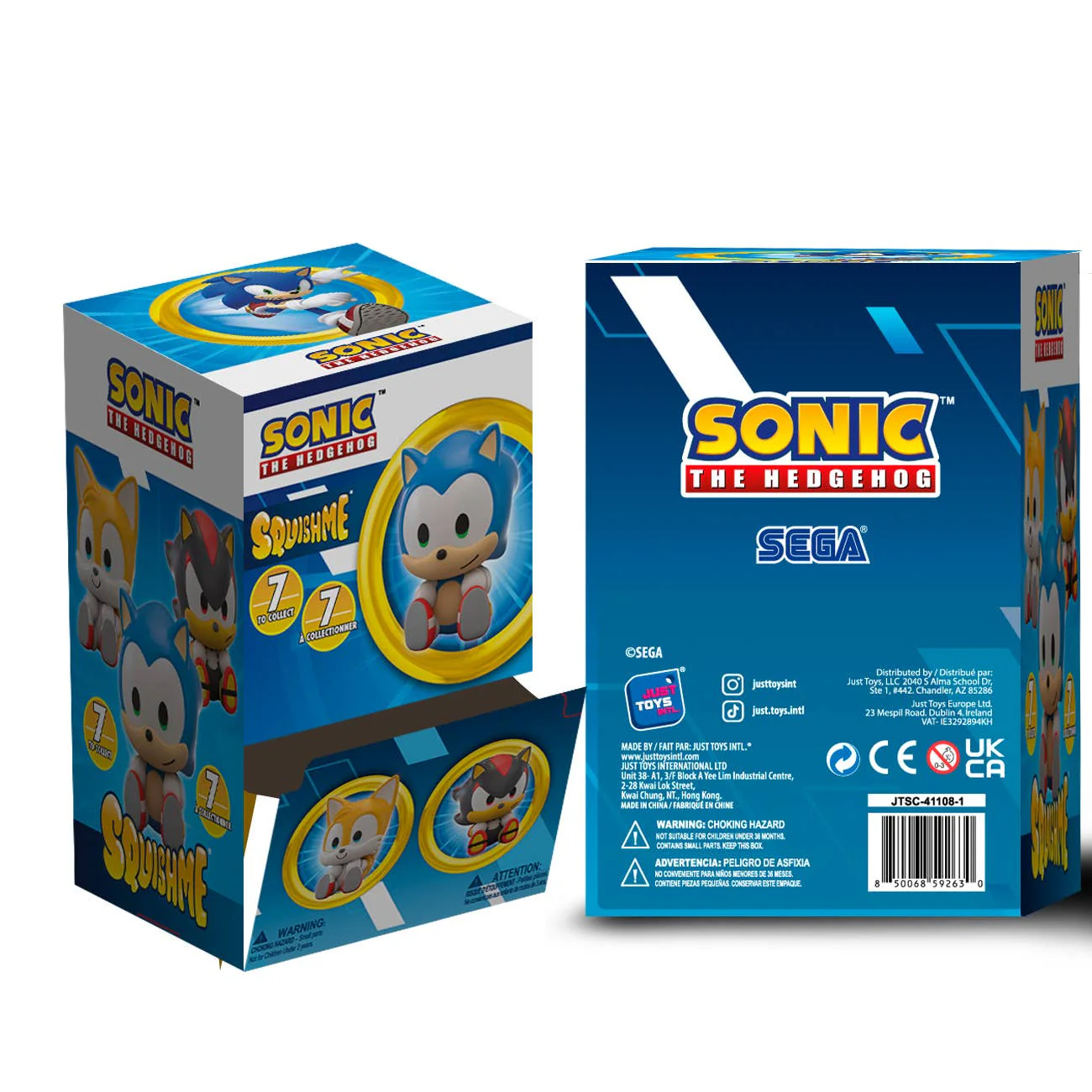 Sonic 3.5" SquishMe Scented Figure Mystery Packs in Display - Image 7
