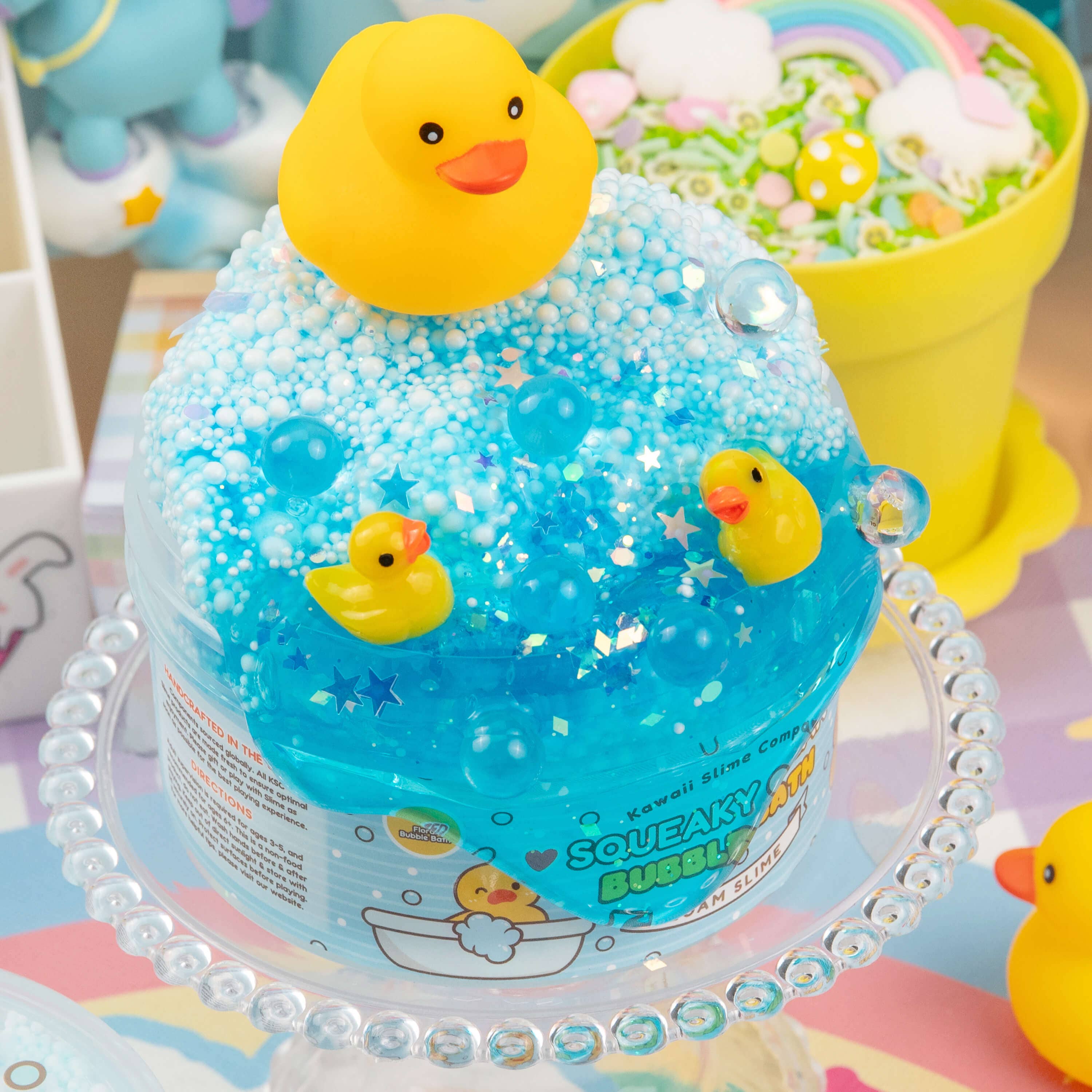 Squeaky Clean Bubble Bath Floam Slime - Image 3