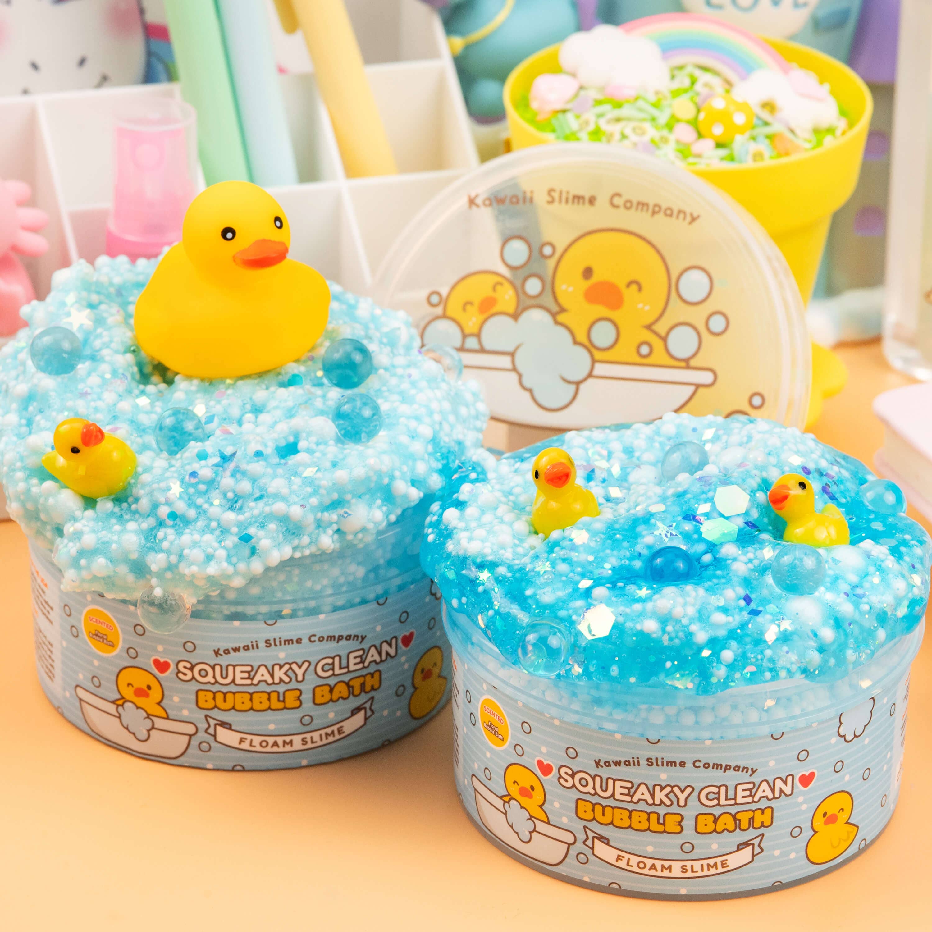 Squeaky Clean Bubble Bath Floam Slime - Image 6