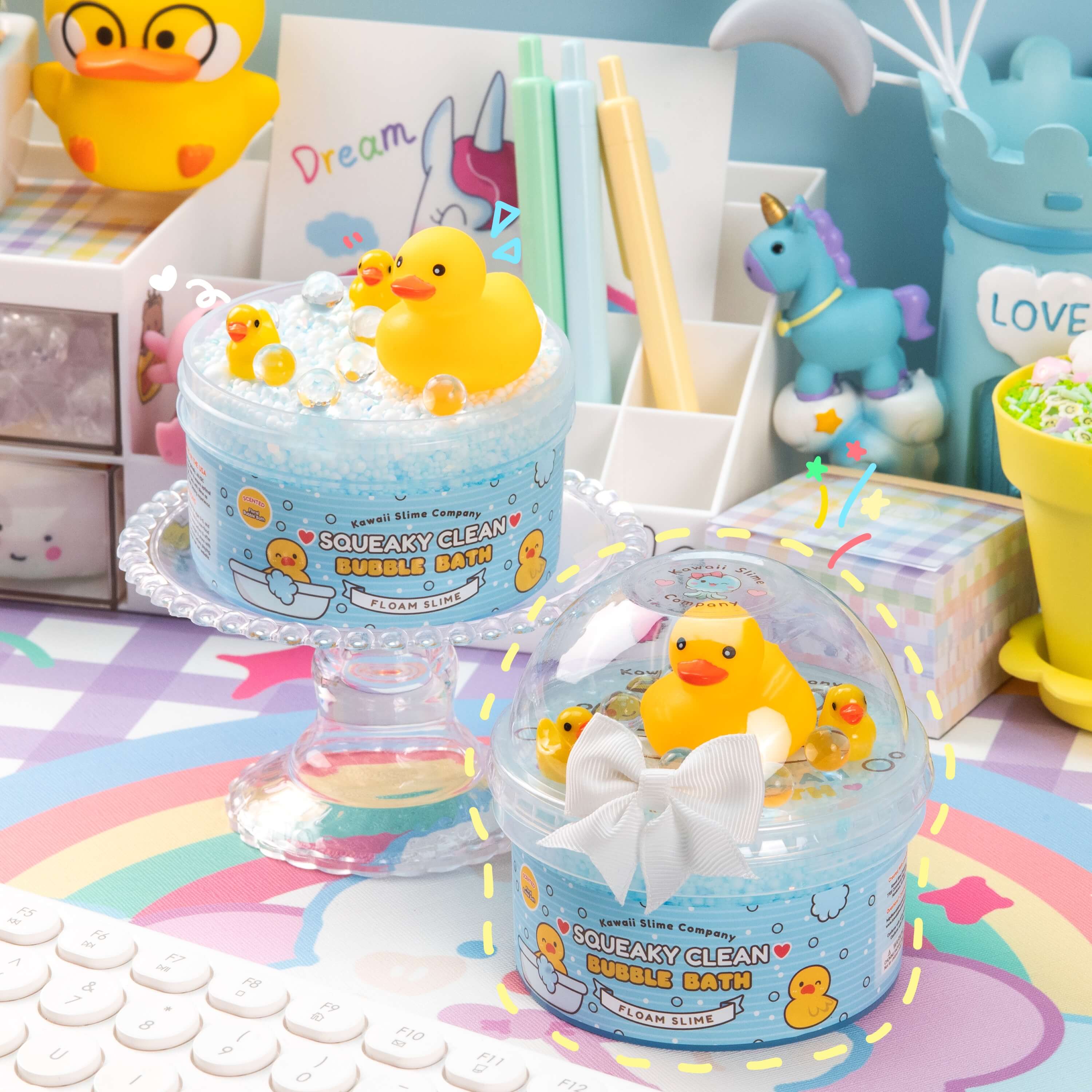 Squeaky Clean Bubble Bath Floam Slime - Image 7