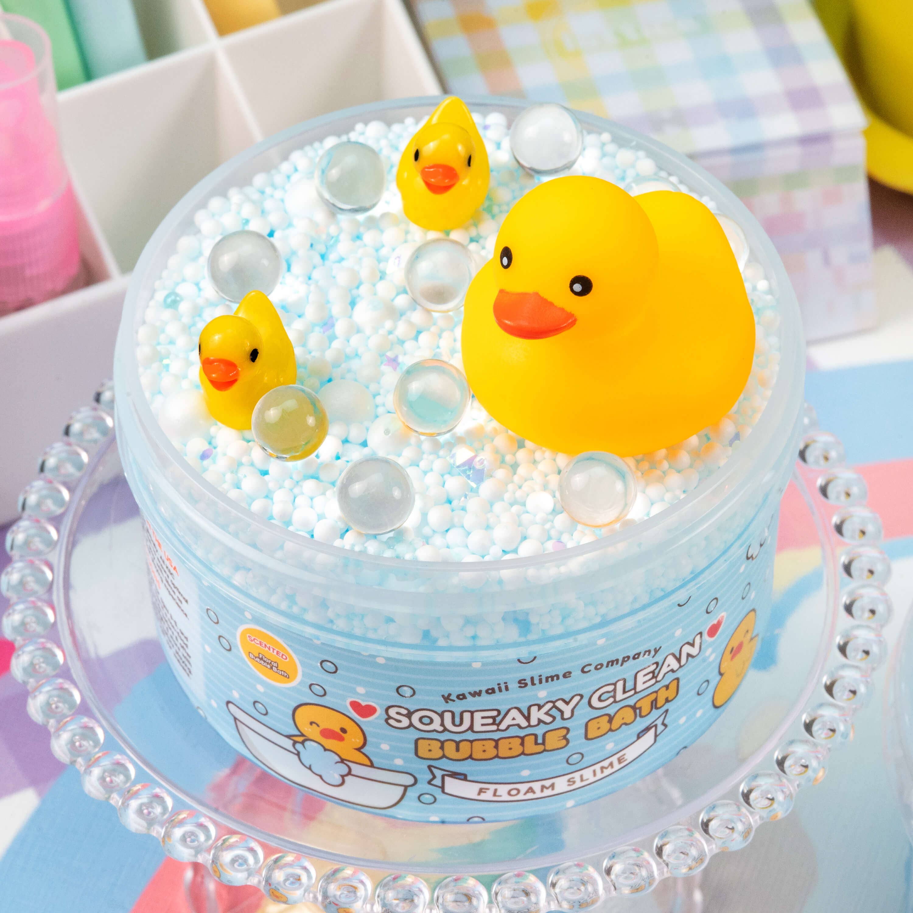 Squeaky Clean Bubble Bath Floam Slime - Image 8