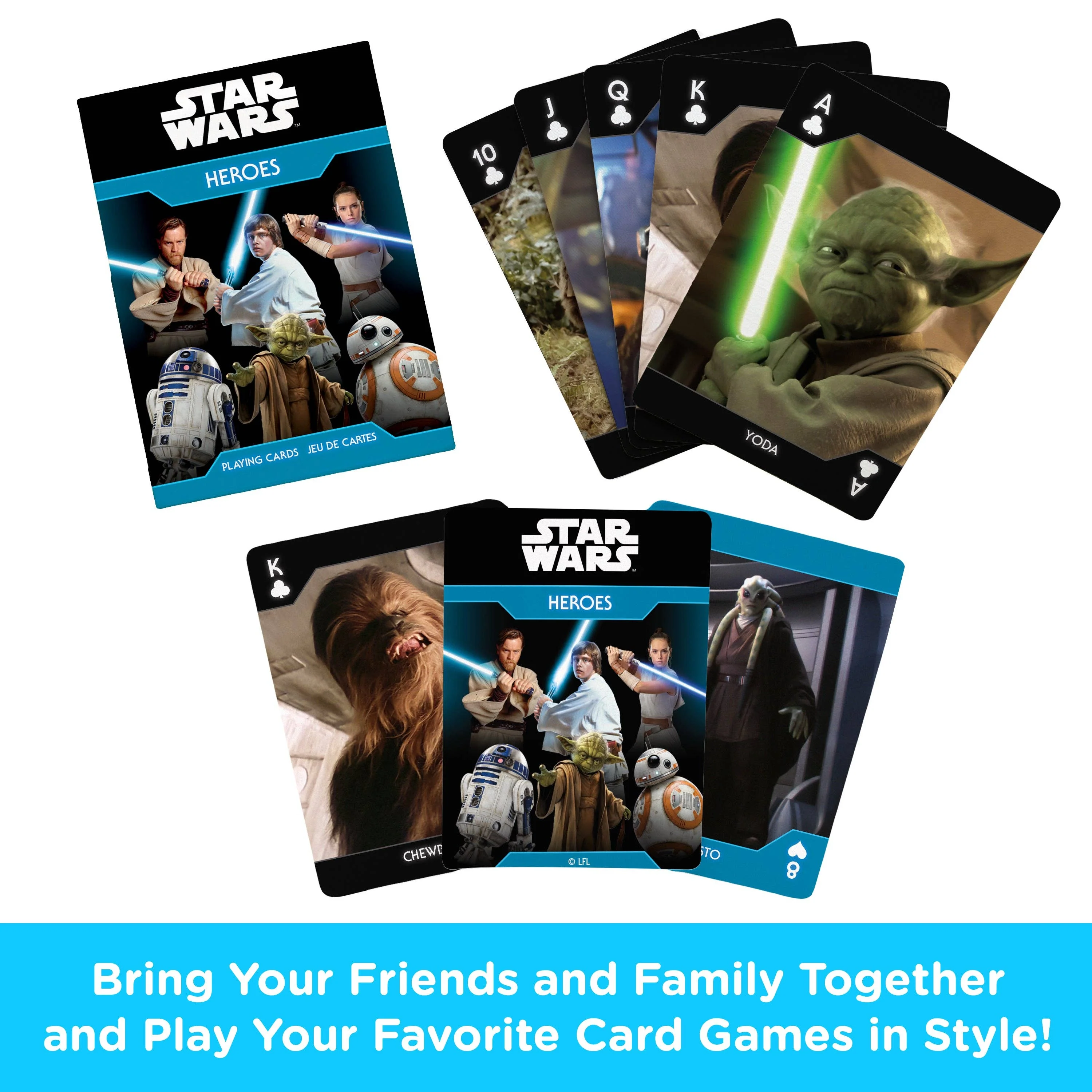 Star Wars Heroes Playing Cards - Image 2