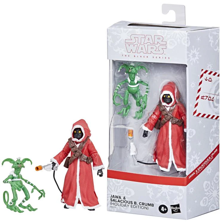 Star Wars: The Black Series 6" Jawa and Salacious B. Crumb (Holiday Edition) Figure Set - Image 2