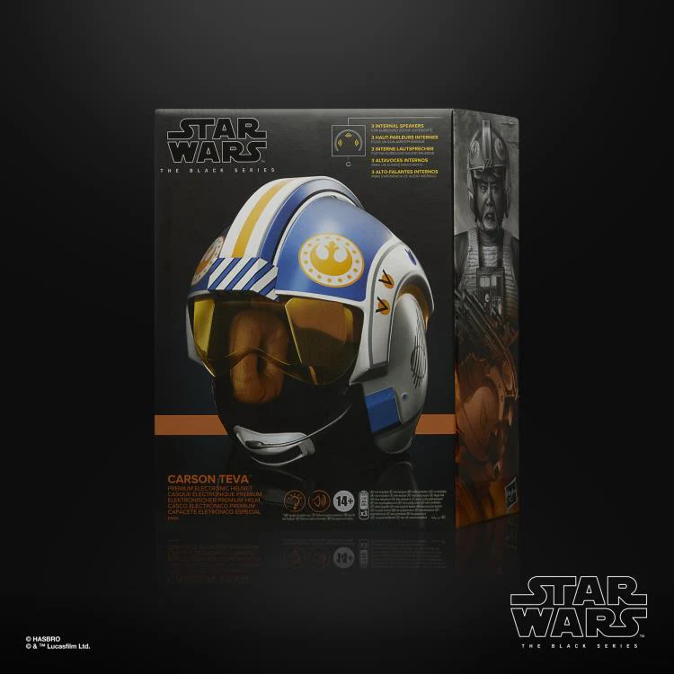 Star Wars: The Black Series Carson Teva 1:1 Scale Wearable Electronic Helmet - Image 3