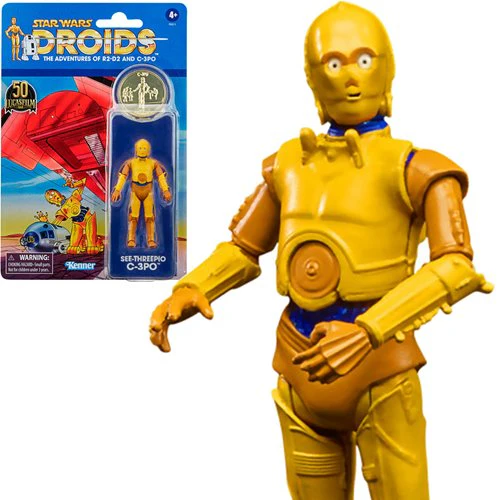 Star Wars The Vintage Collection Droids See-Threepio (C-3PO) 3 3/4-Inch Action Figure - Image 2