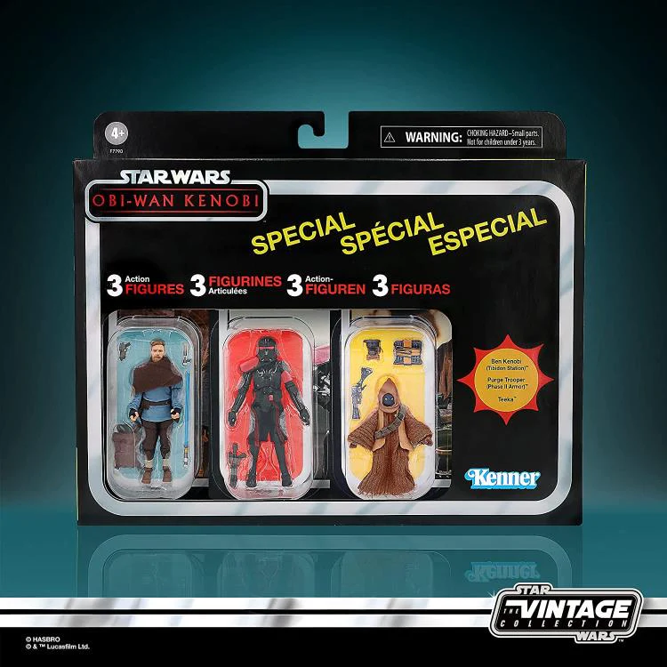 Star Wars: The Vintage Collection Obi-Wan Kenobi Three-Pack - Image 2