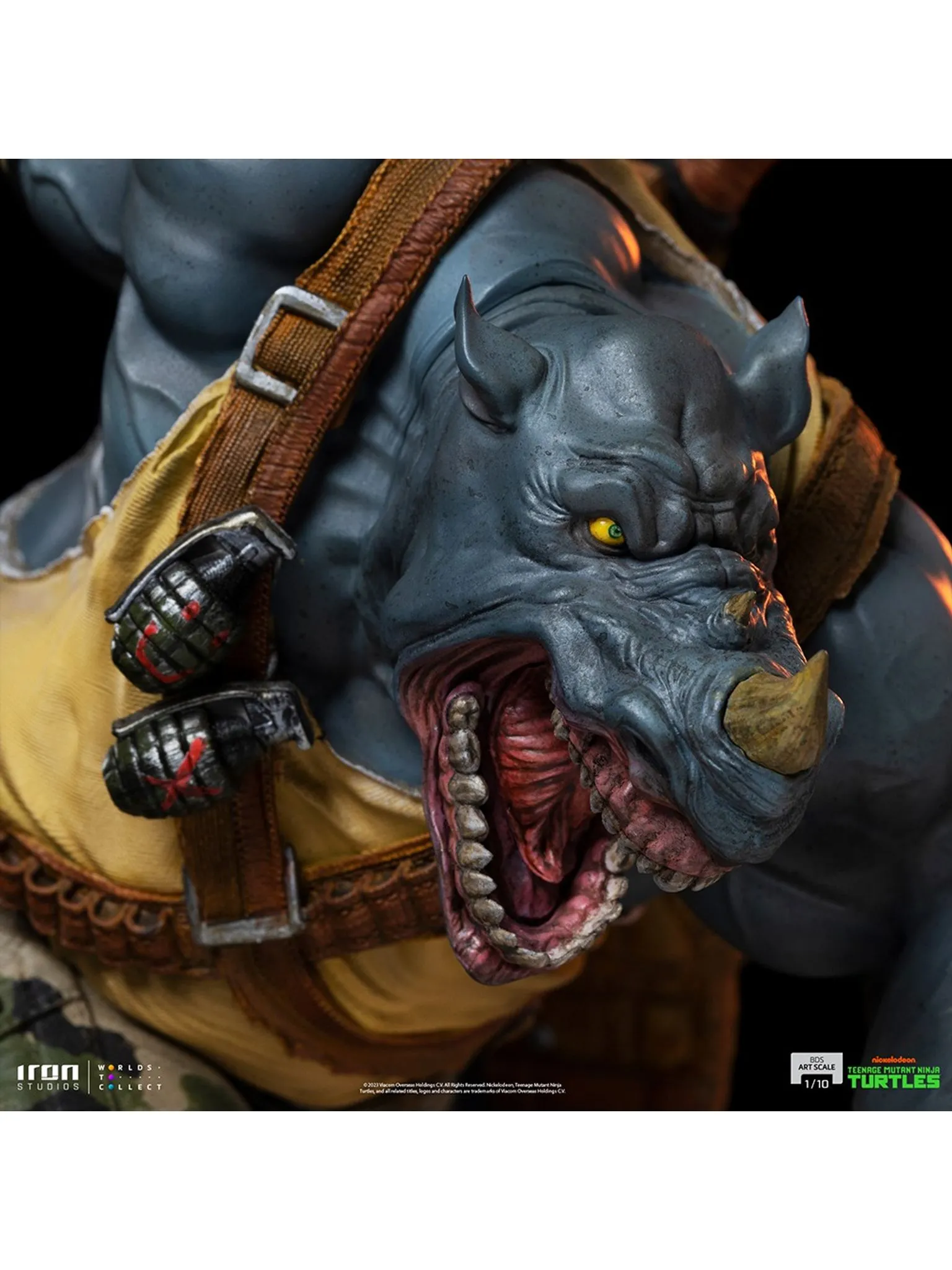 Statue Rocksteady - TMNT - BDS - Art Scale 1/10 - Iron Studios - Image 2