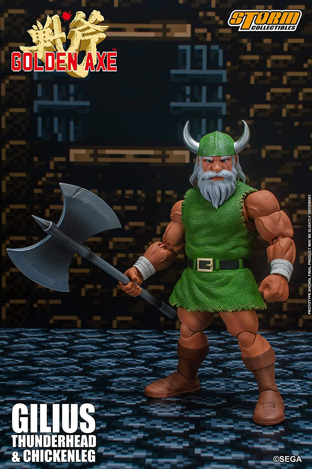 Storm Collectibles - Golden Axe - Gilius Thunderhead & Chicken Leg, Storm Collectibles 1/12 Action Figure - Image 2