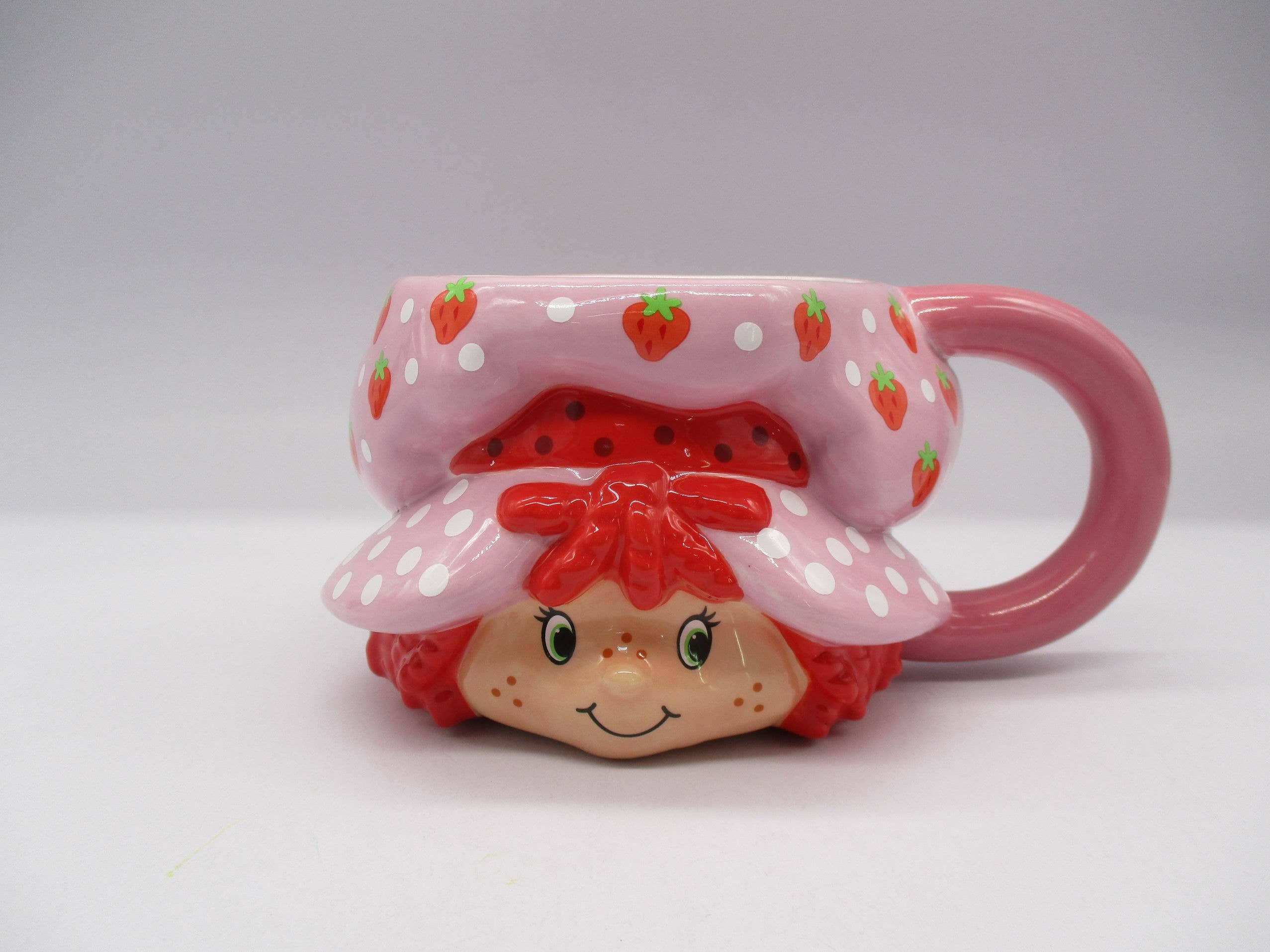 Strawberry Shortcake Head Ceramic 3D Sculpted Mug - Image 2