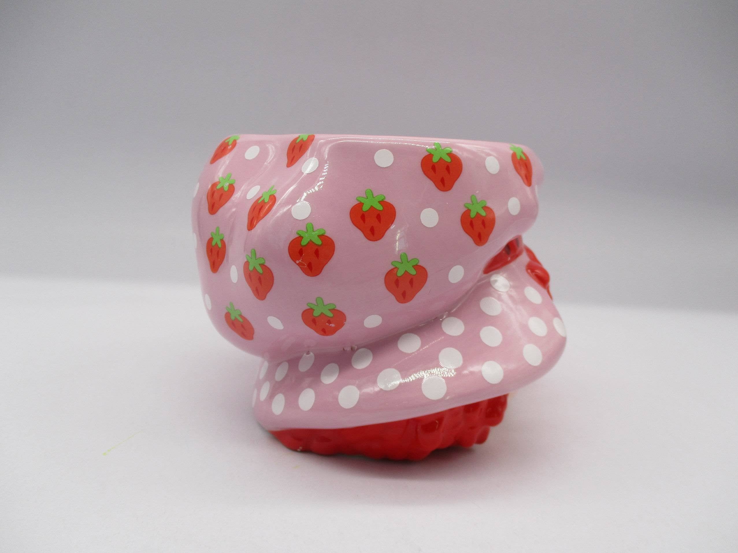 Strawberry Shortcake Head Ceramic 3D Sculpted Mug - Image 4