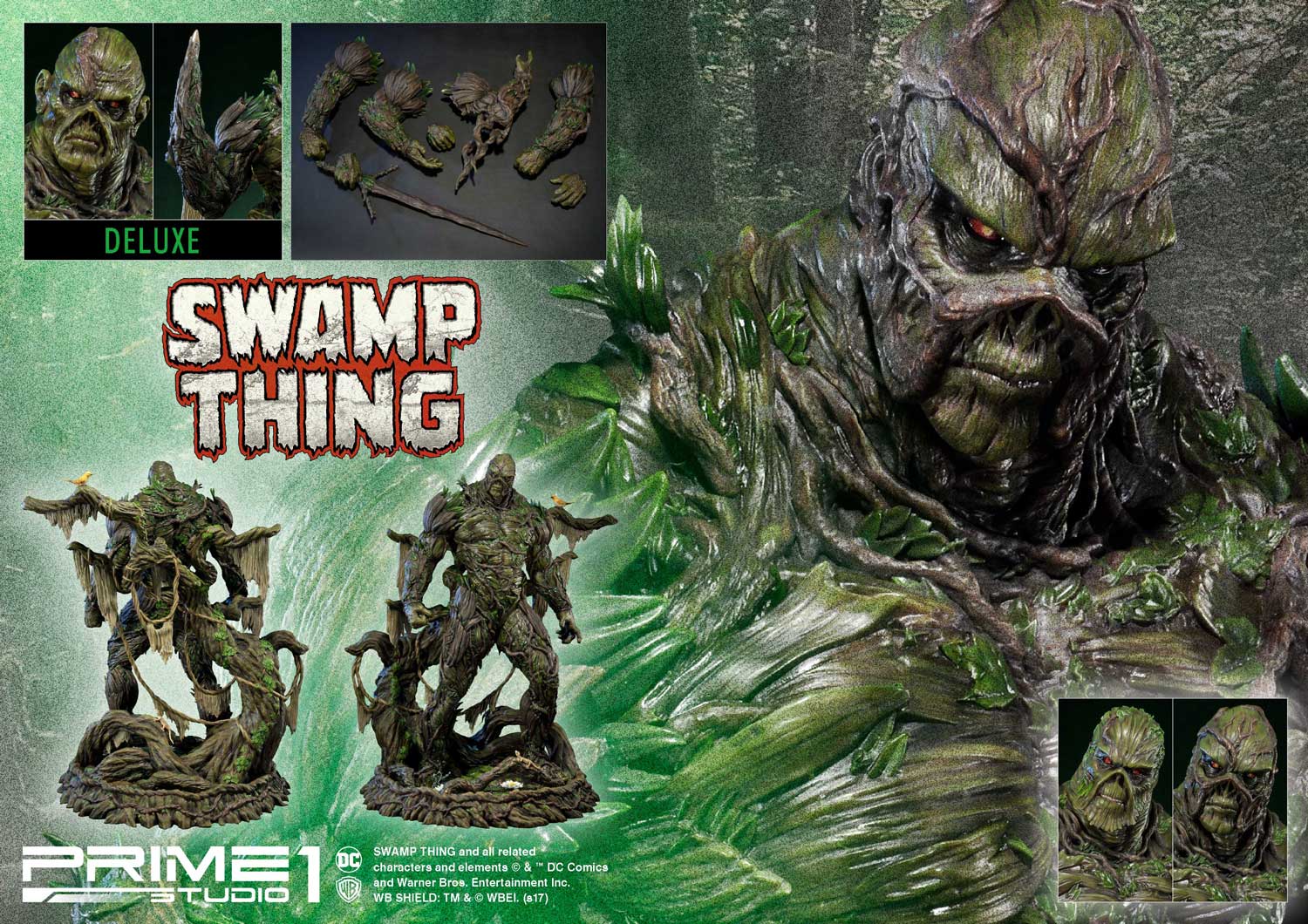 PRE-ORDER Swamp thing Statue Deluxe - Image 4