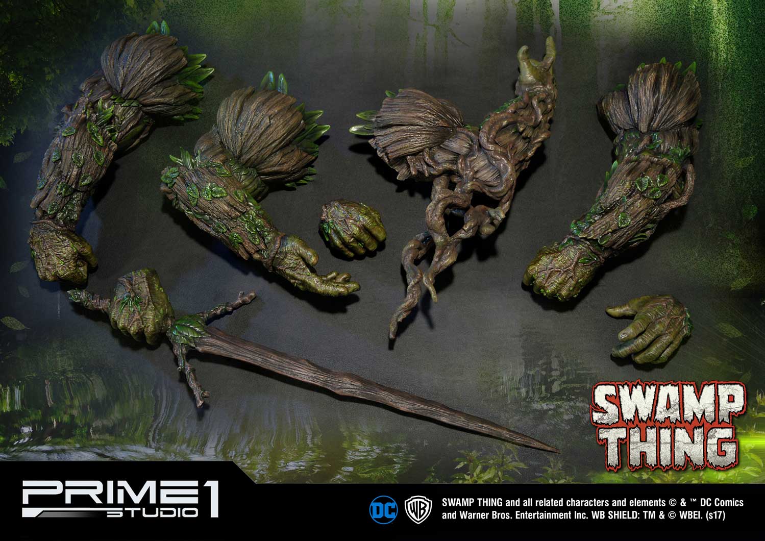 PRE-ORDER Swamp thing Statue Deluxe - Image 5
