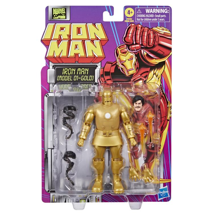 Tales of Suspense Marvel Legends Retro Collection Iron Man (Model 01 - Gold) - Image 2