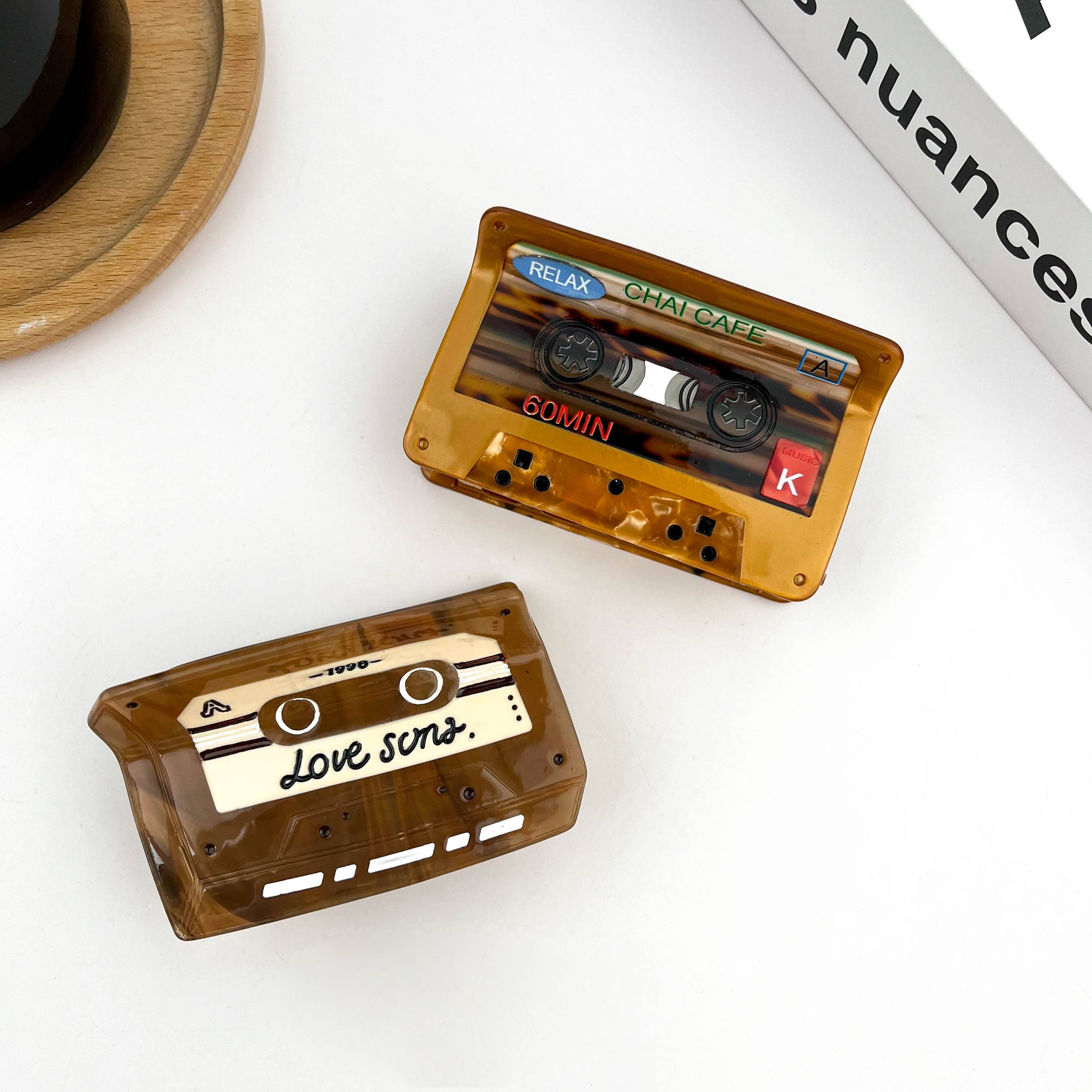 Tape Hair Clip,Acetate Creative Hair Claw - Image 5