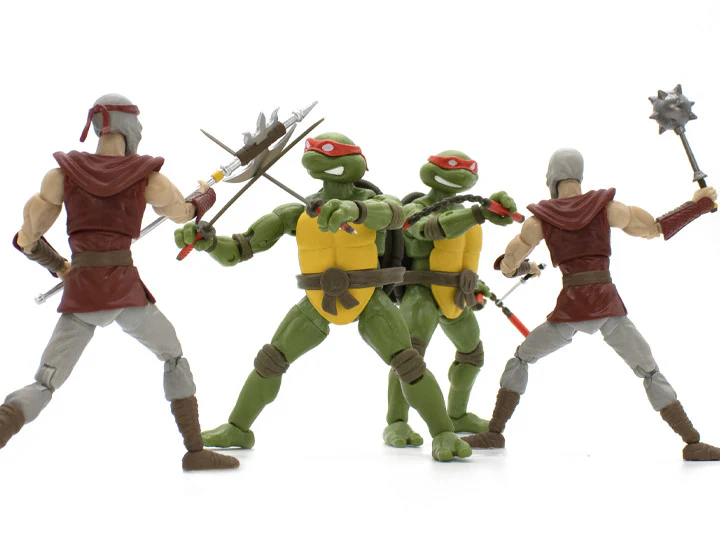 Teenage Mutant Ninja Turtles BST AXN PX Previews Exclusive Classic Comic Four-Pack (Set 1) - Image 2