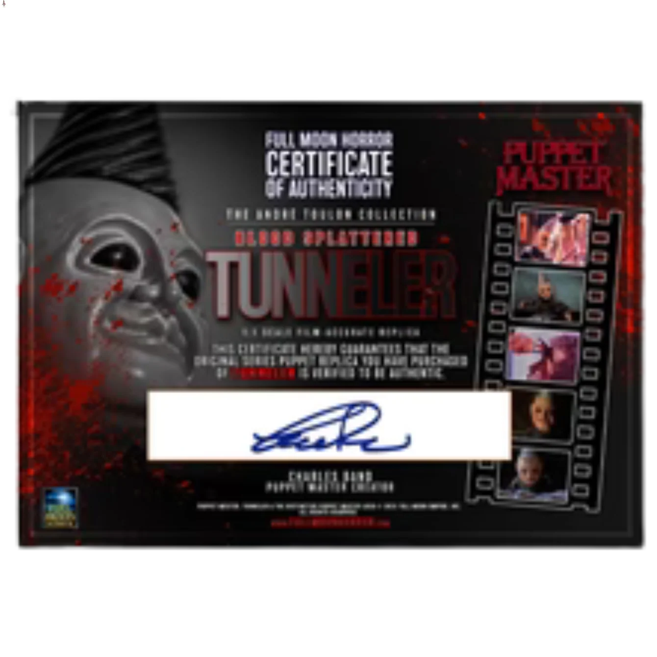 The Andre Toulon Puppet Master Replica Collection - BLOOD SPLATTERED TUNNELER - Image 2