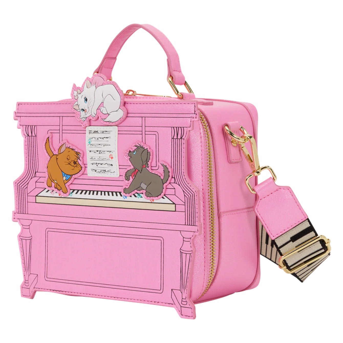 The Aristocats Figural Piano Crossbody Bag - Image 2