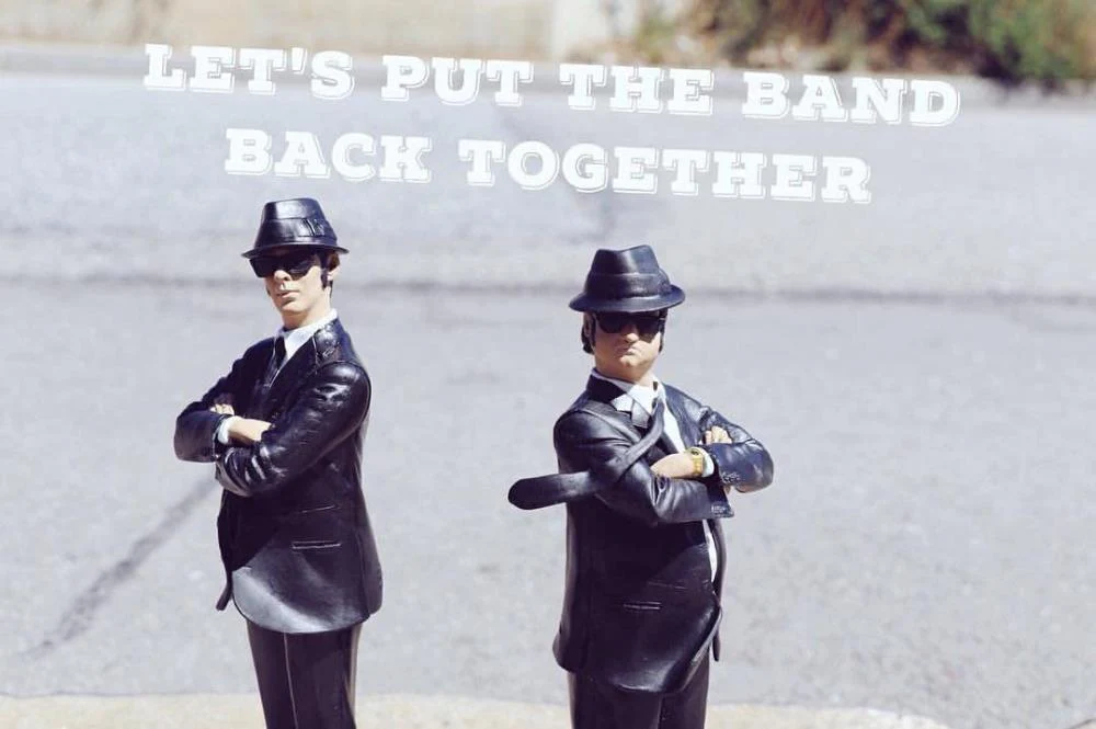 The Blues Brothers Movie Icons Jake & Elwood Blues Figurine Set - Image 2