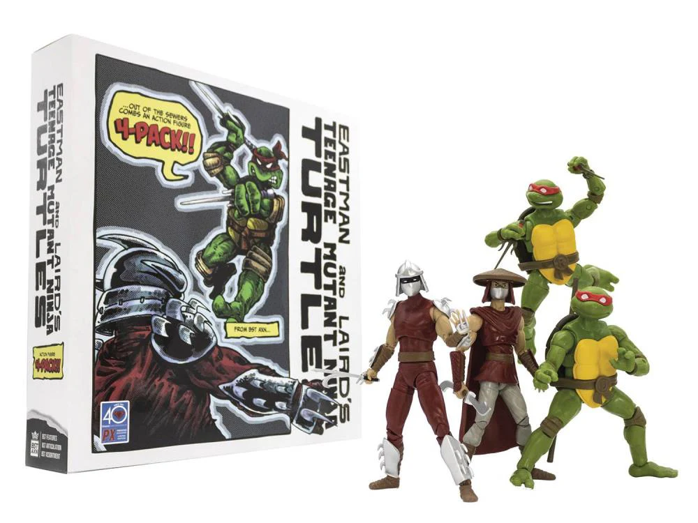 The Loyal Subjects BST AXN Eastman & Laird's Teenage Mutant Ninja Turtles PX Action 4 Pack Set 2 - Image 8