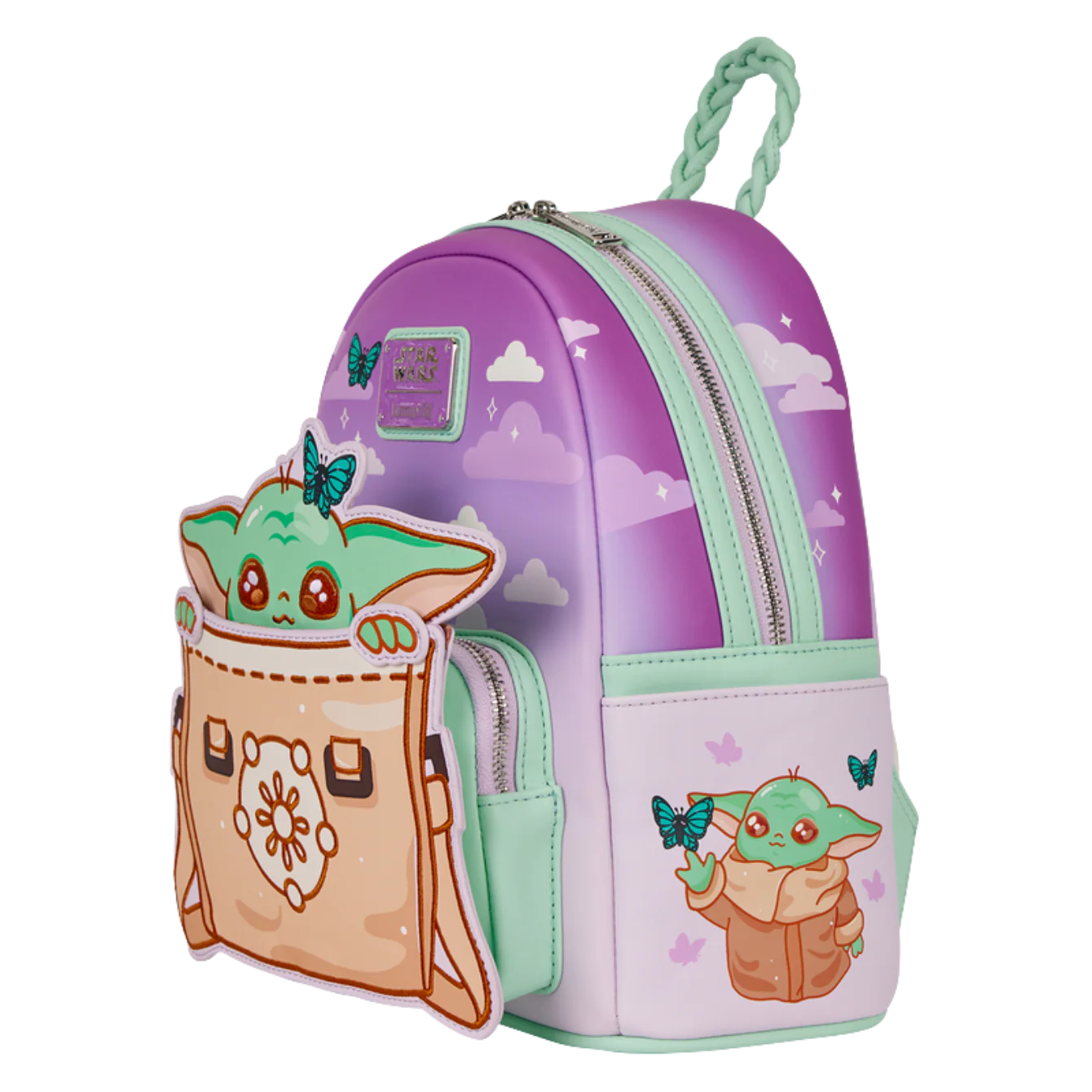 The Mandalorian Grogu Butterfly Mini Backpack - Image 2