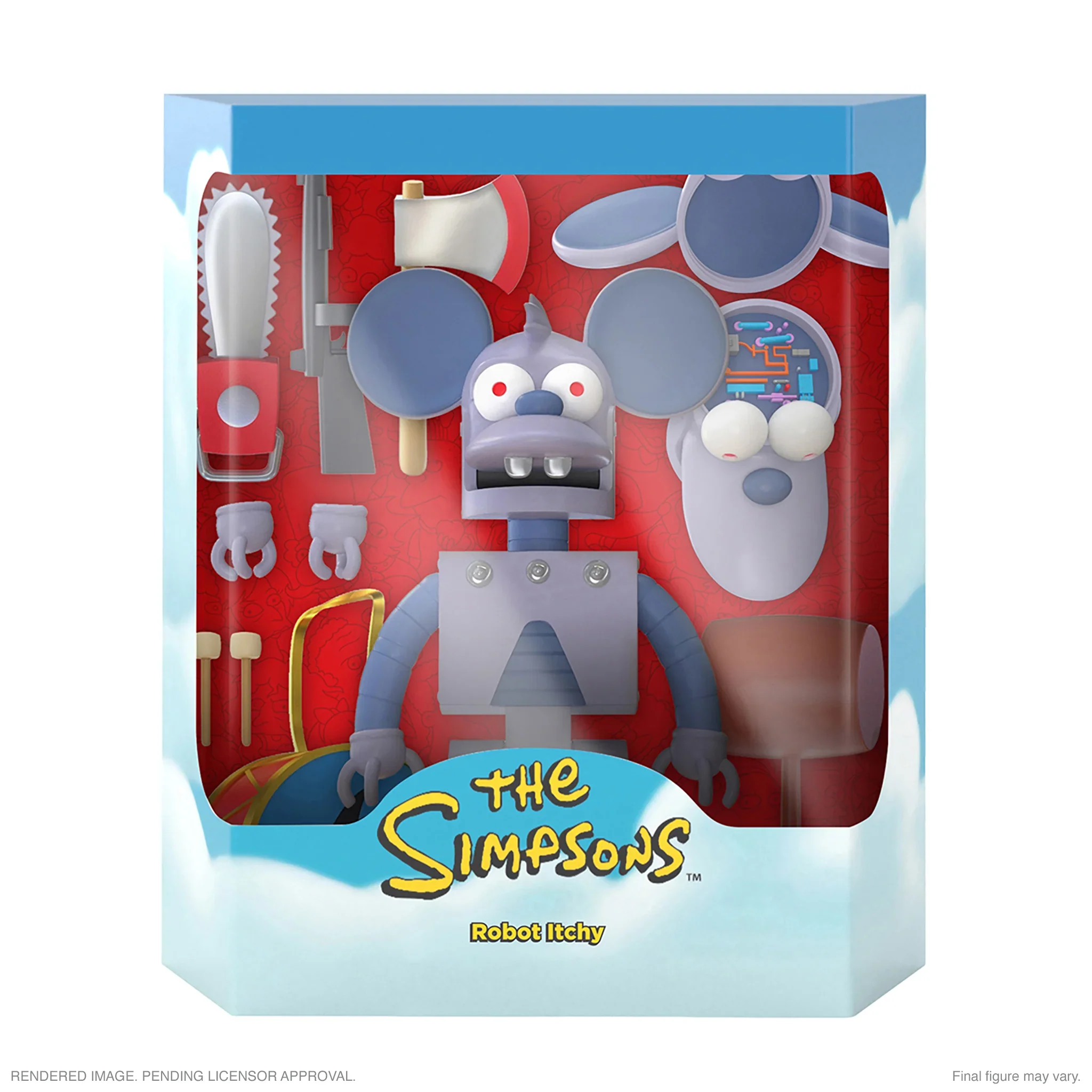 The Simpsons ULTIMATES! Wave 1 Robot Itchy - Image 2