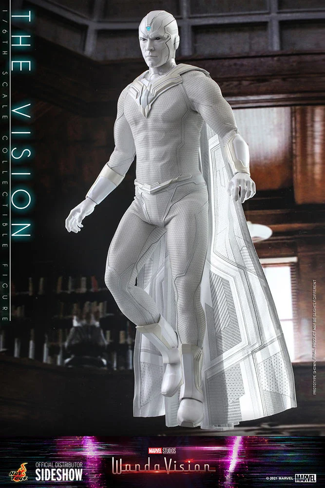 The Vision Sixth Scale Figure by Hot Toys White Edition. - Image 3