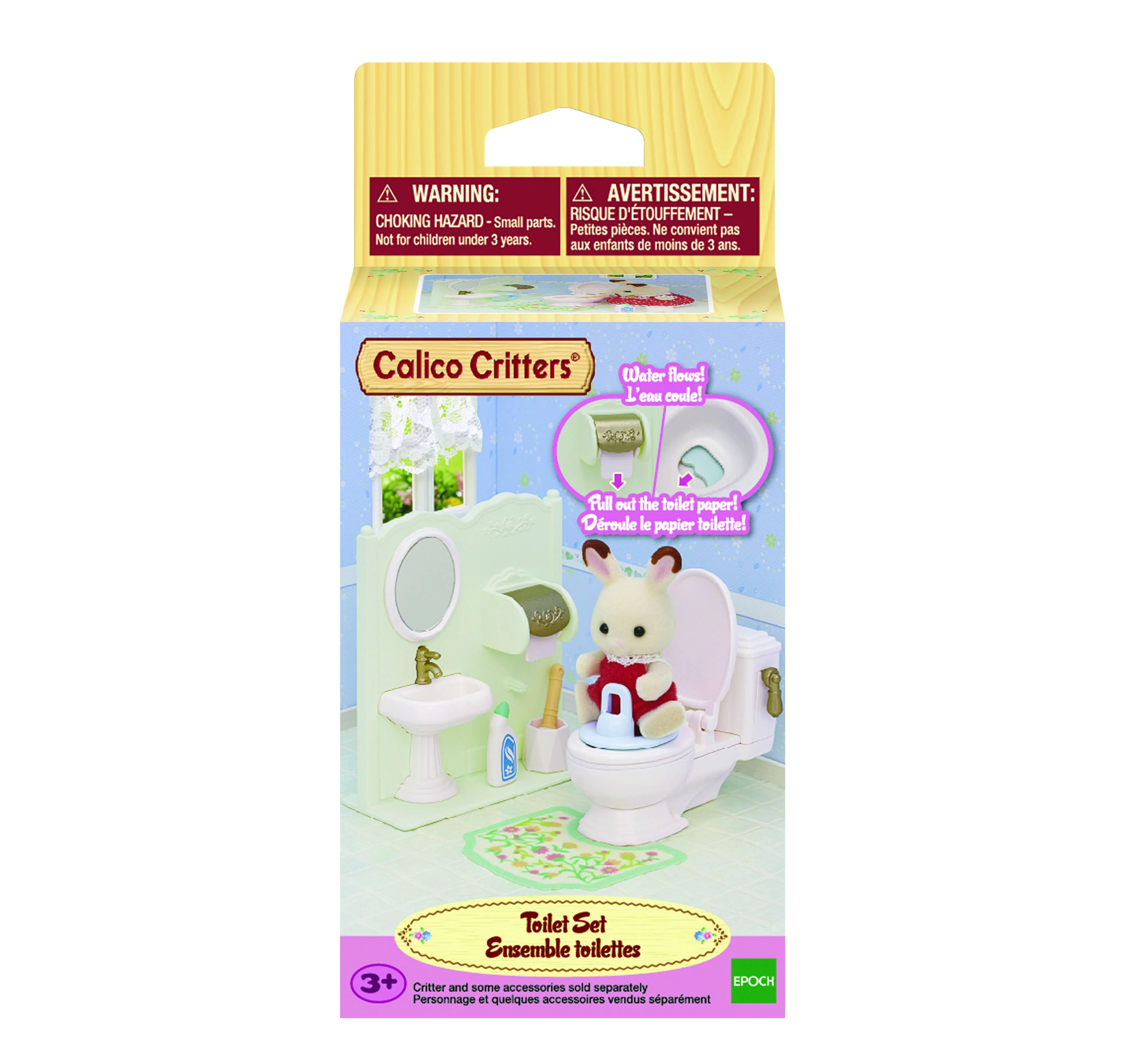 Toilet Set, Dollhouse Bathroom Furniture, Collectible - Image 4
