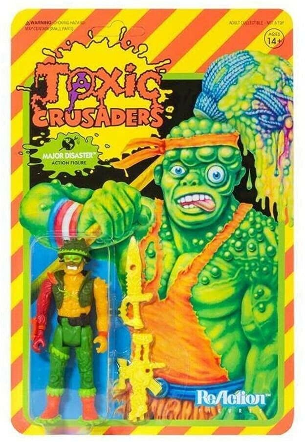 Toxic Crusaders ReAction Major Disaster figure Super 7 - Image 2