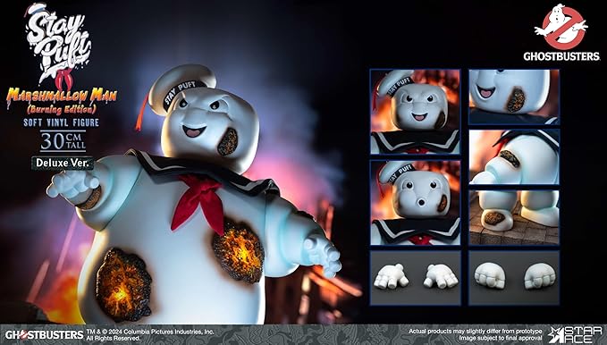 Toys Ghostbusters: Stay Puft Marshmallow Man (Burning Edition) Deluxe Vinyl Figure - Image 3