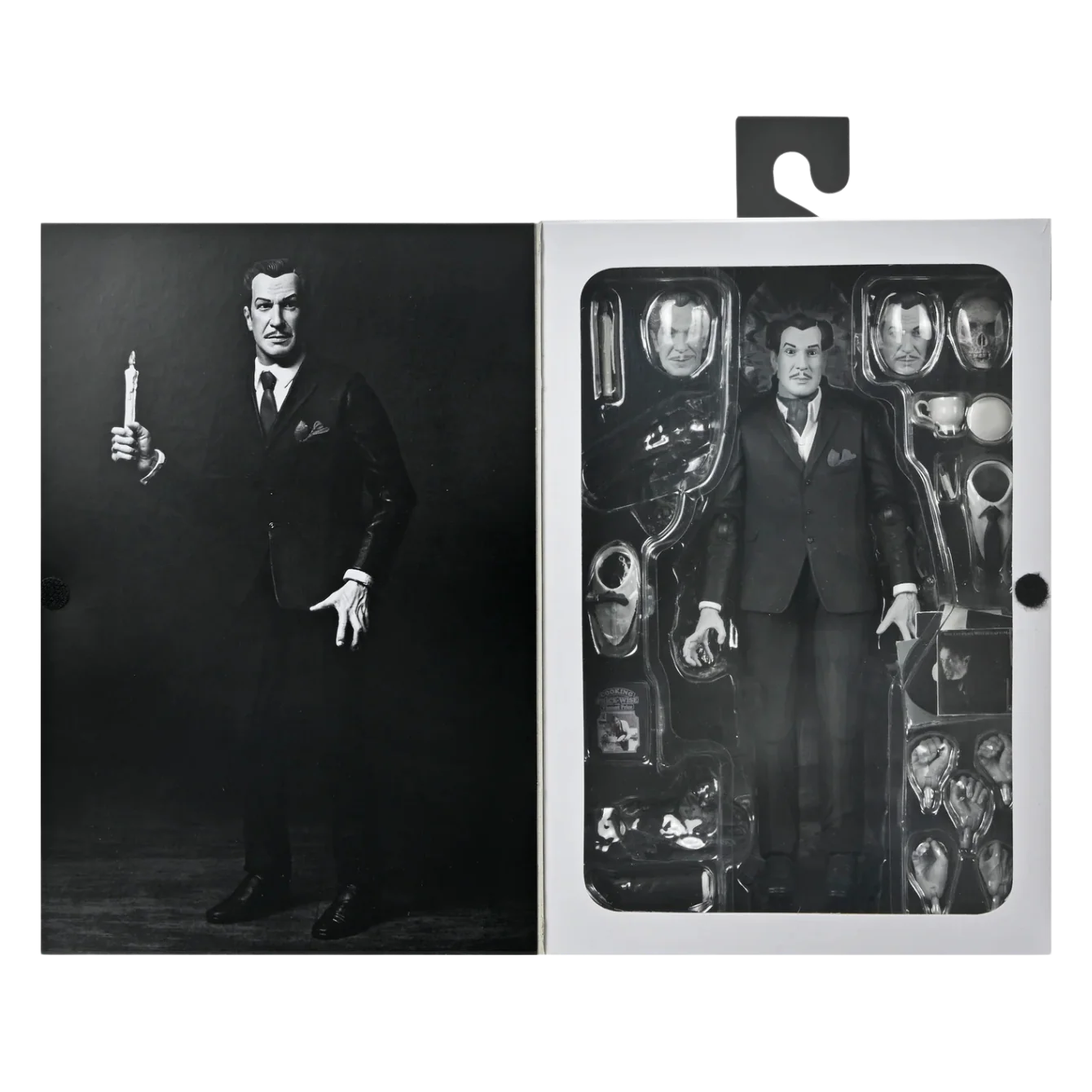 Ultimate Vincent Price 7" Scale Action Figure (Black & White) - Image 3