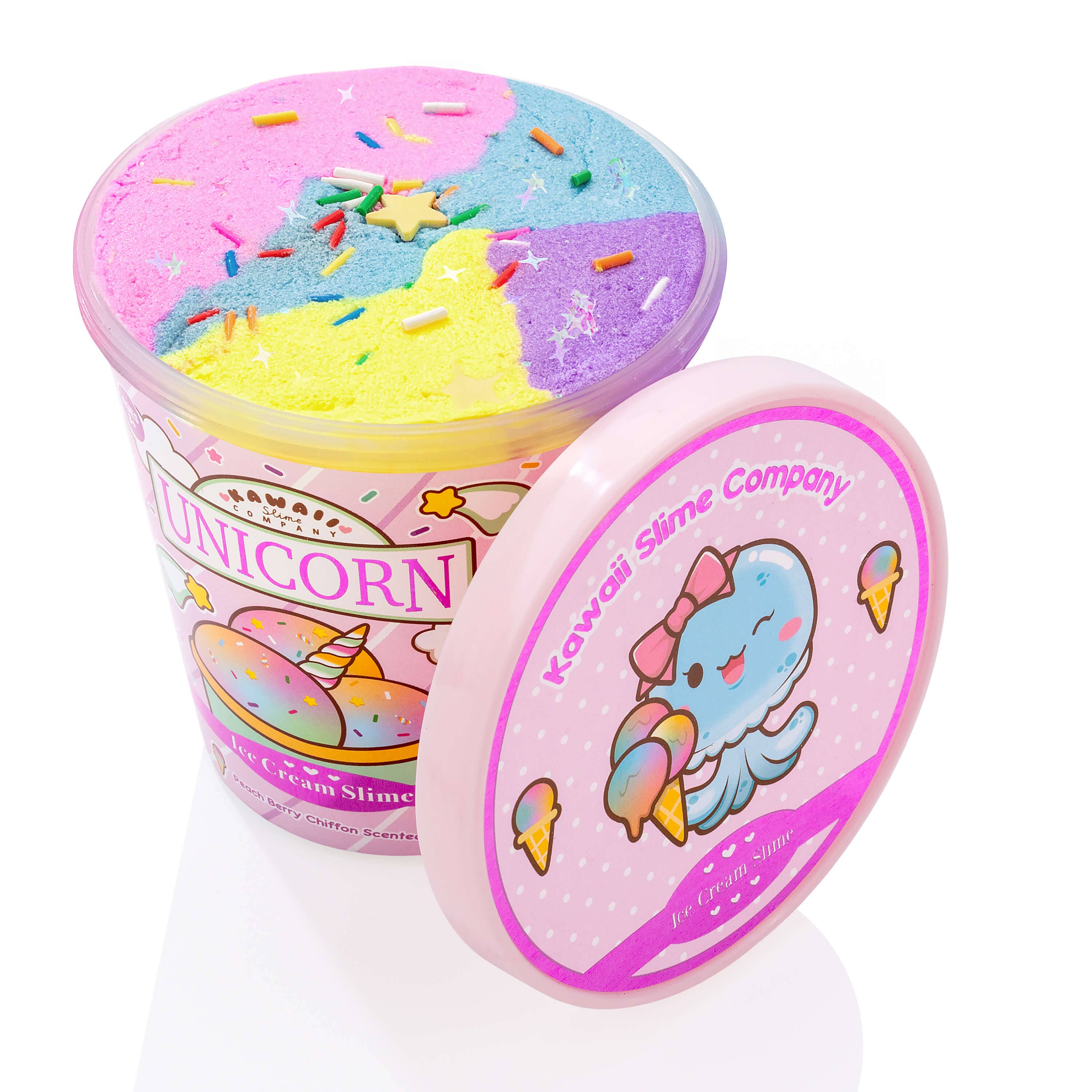 Unicorn Scented Ice Cream Pint Slime - Image 8