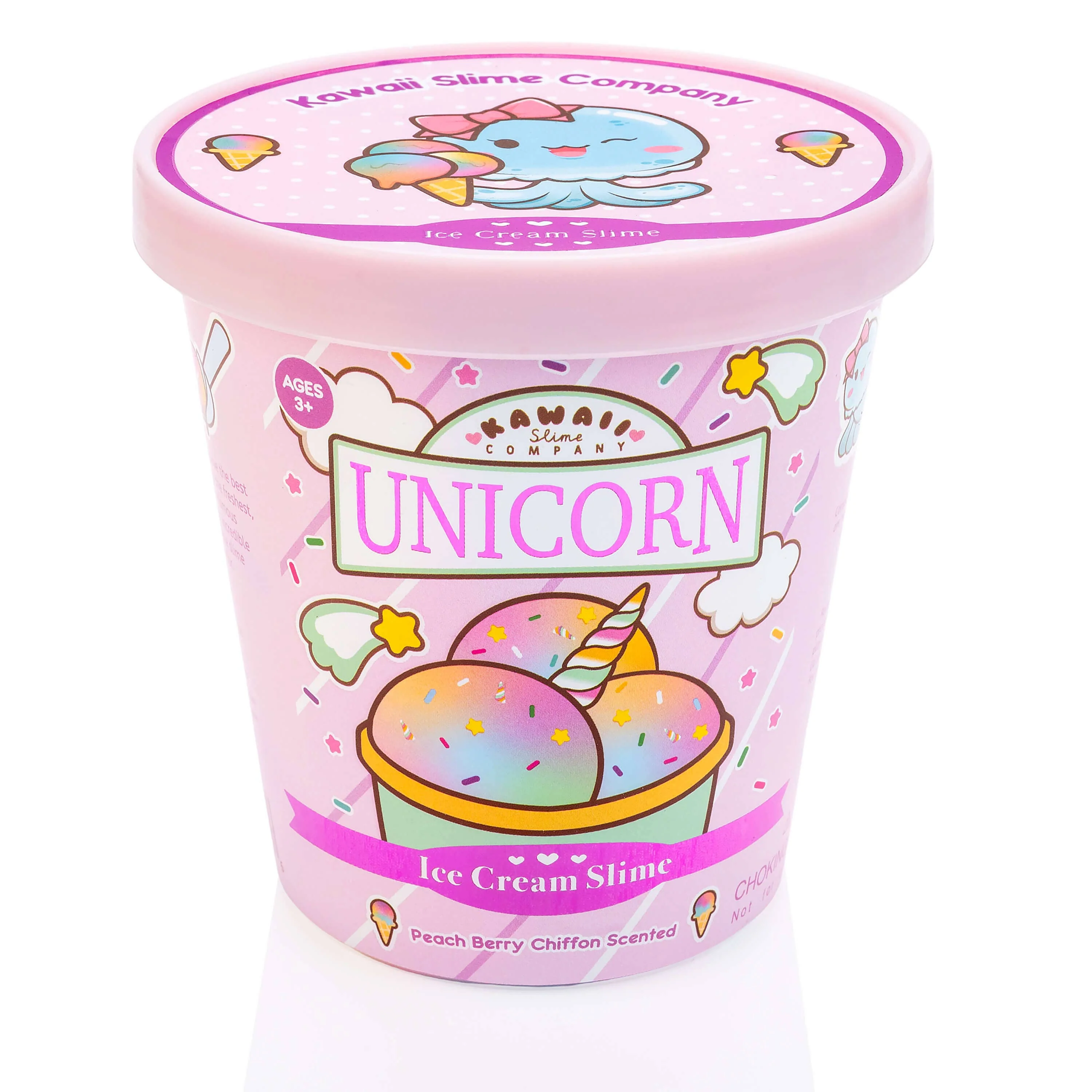 Unicorn Scented Ice Cream Pint Slime - Image 9