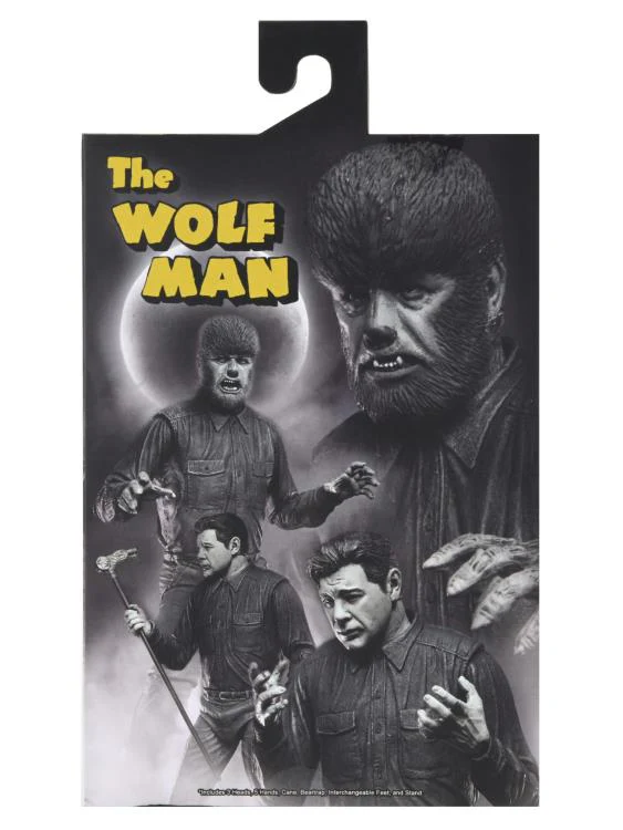 Universal Monsters Ultimate The Wolf Man (Black & White) Figure - Image 24