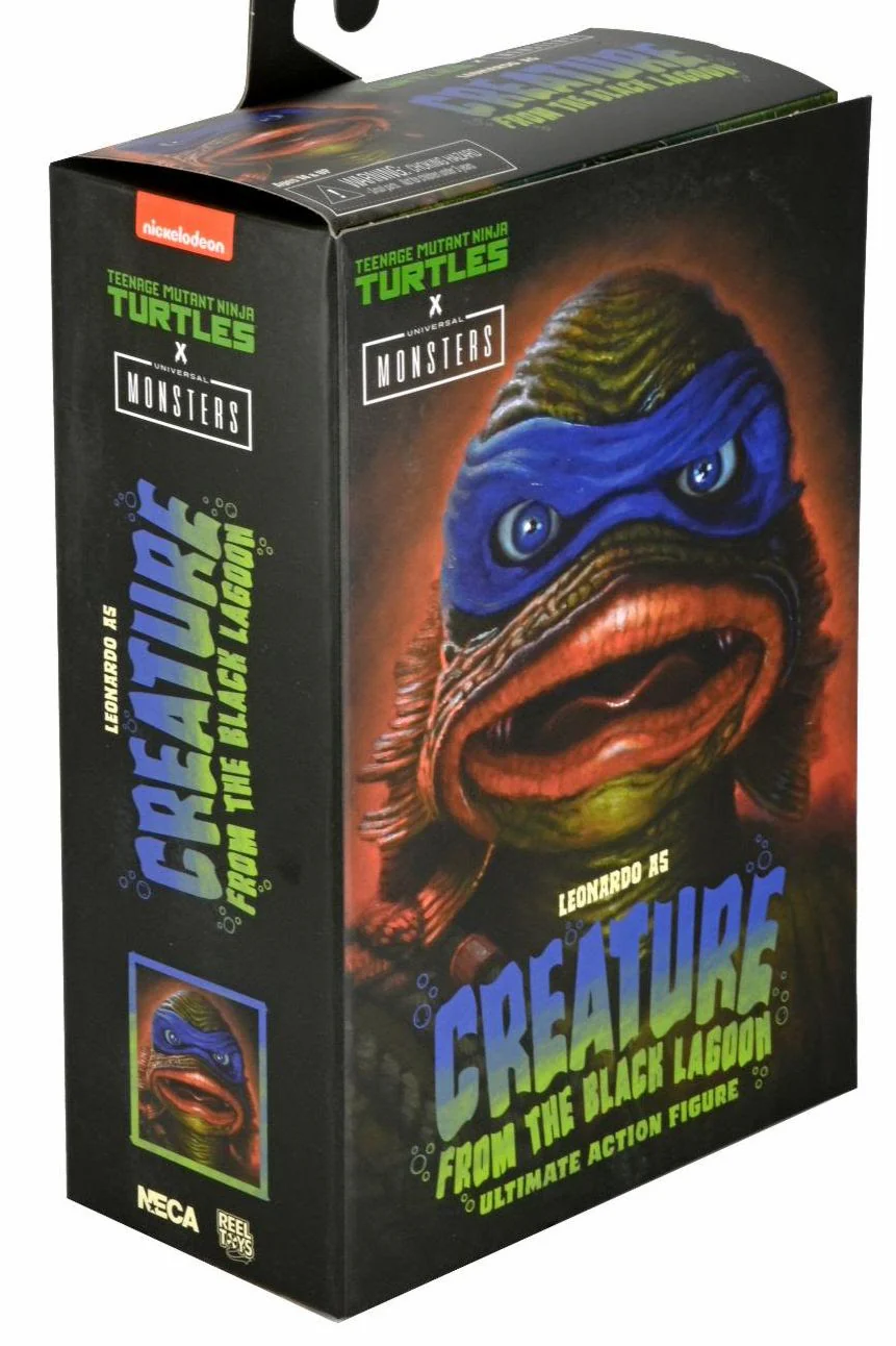 Universal Monsters/Teenage Mutant Ninja Turtles - 7” Scale Action Figure – Ultimate Leonardo as the Creature - Image 6