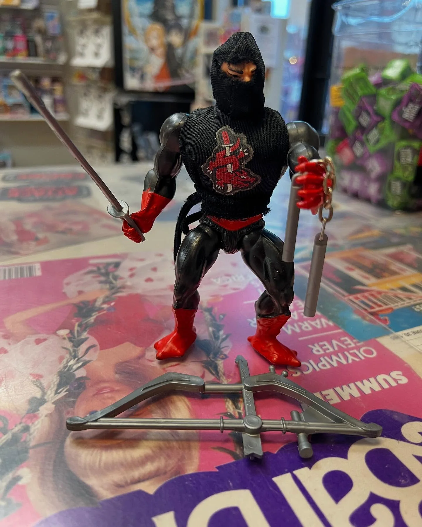 Vintage MOTU Ninjor Masters Of The Universe Action Figure Complete - Image 2