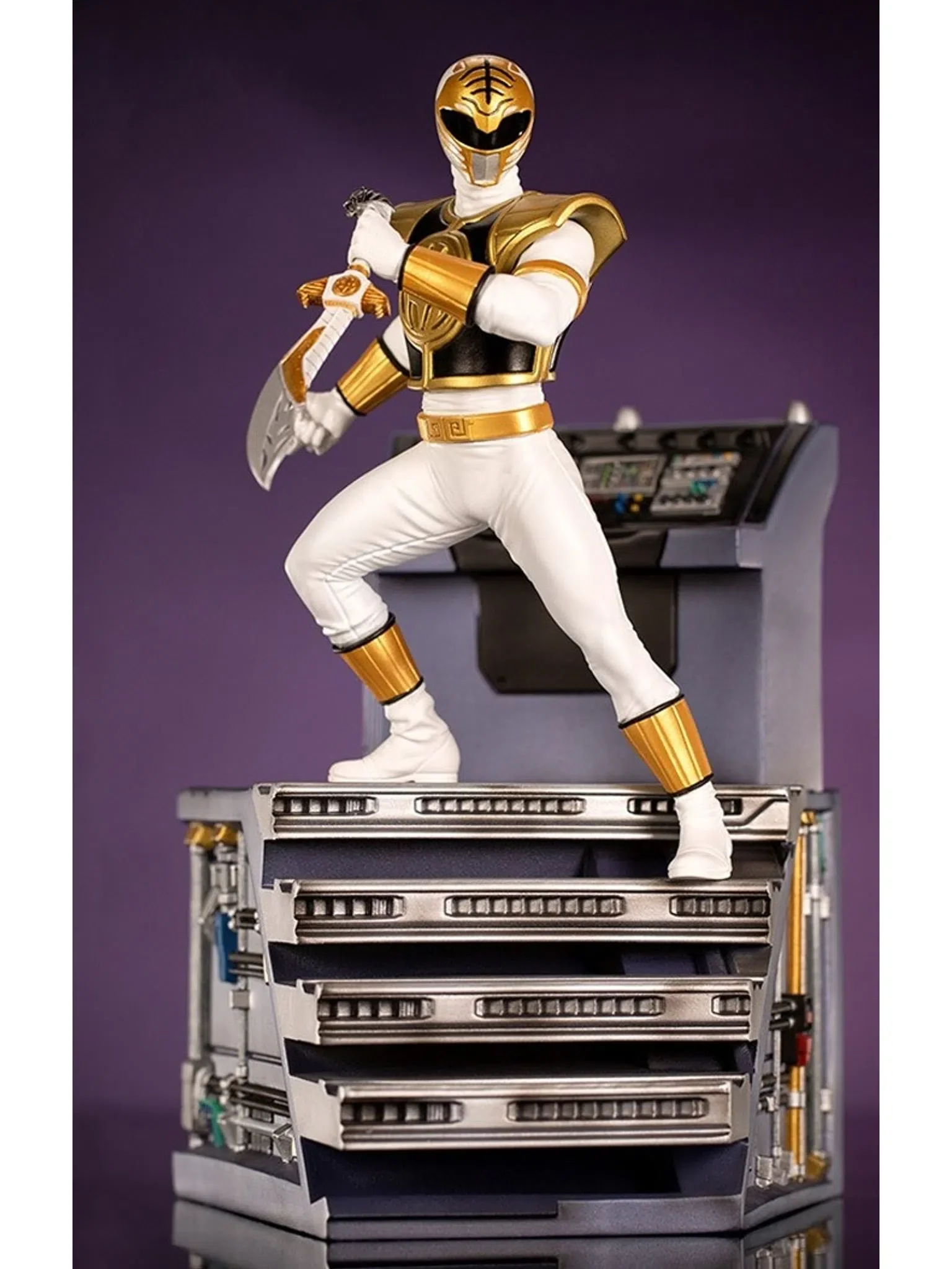 WHITE RANGER - MIGHTY MORPHIN POWER RANGERS - BDS ART SCALE - Image 2
