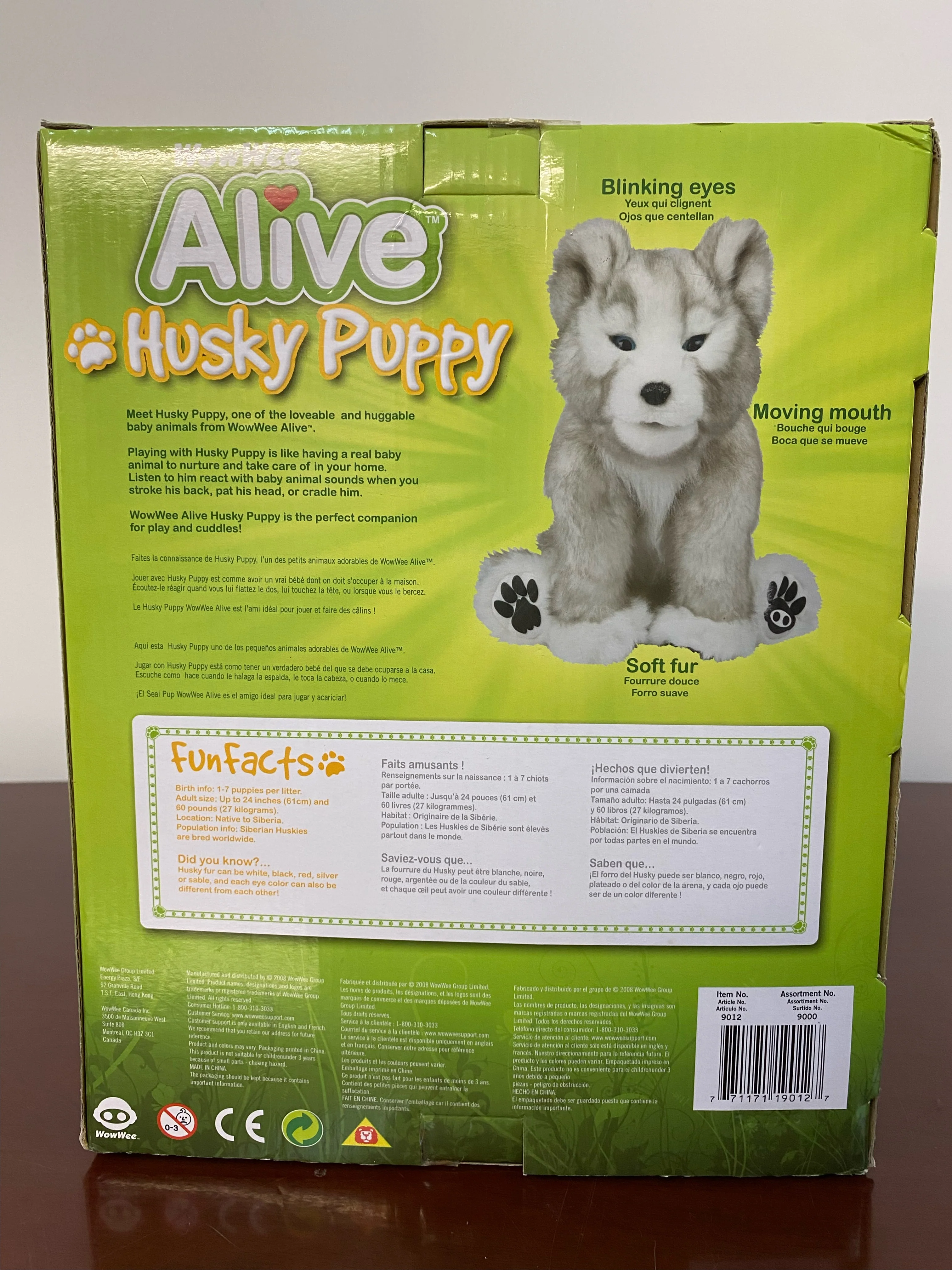 WowWee Alive Electronic Plush Husky Puppy - Image 3